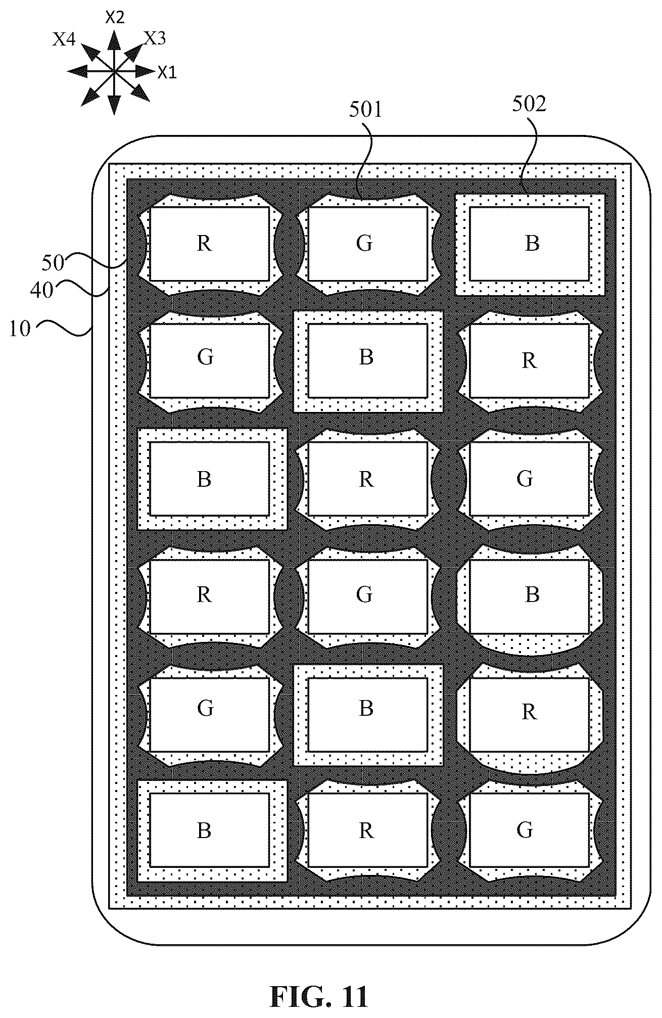 Patent US12568752 Figure 11 – Display panel and display device