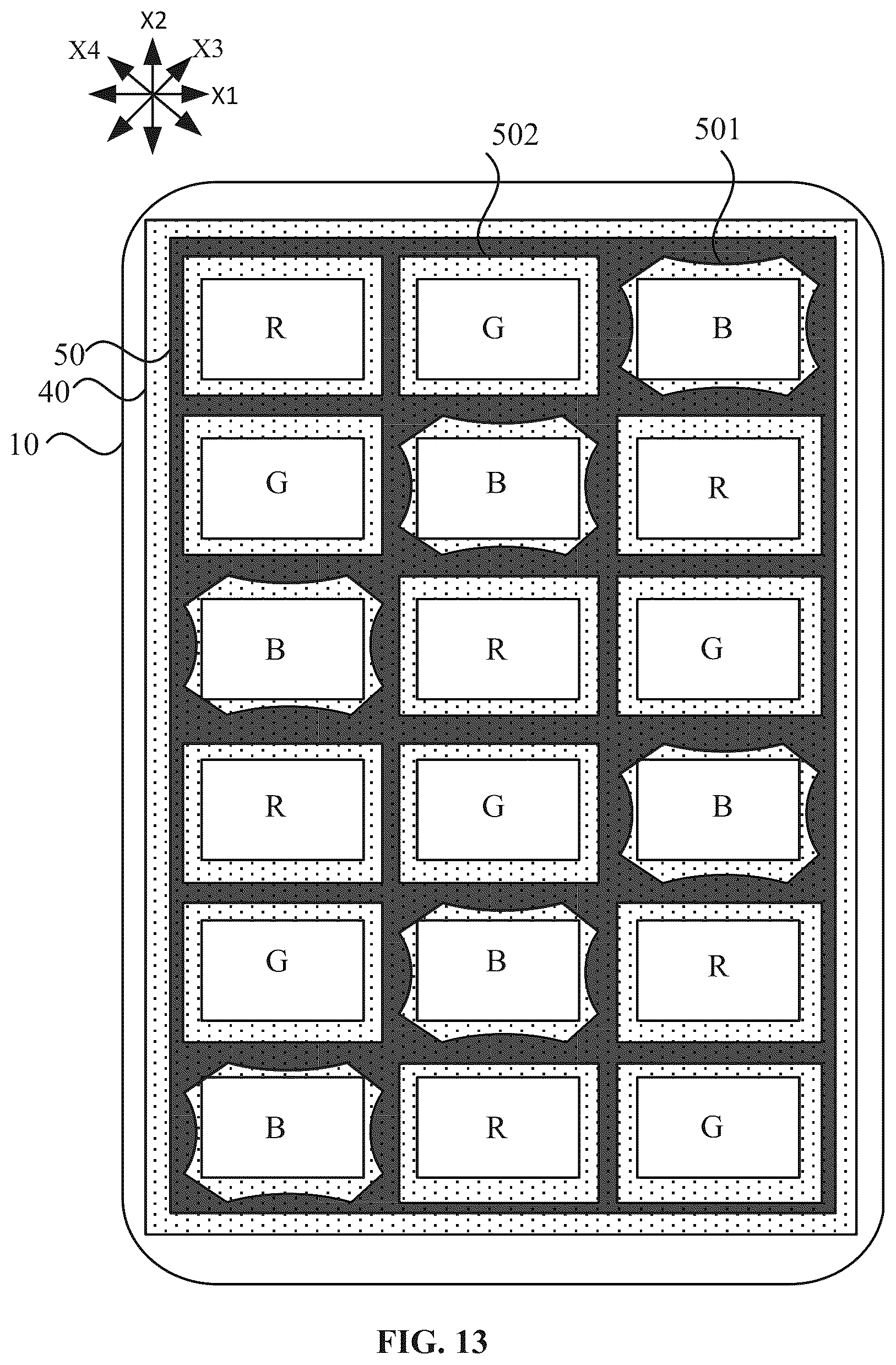 Patent US12568752 Figure 13 – Display panel and display device
