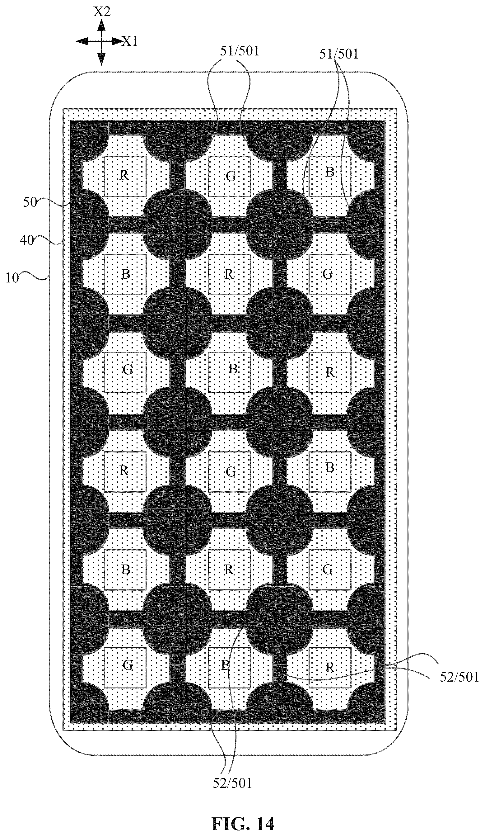 Patent US12568752 Figure 14 – Display panel and display device
