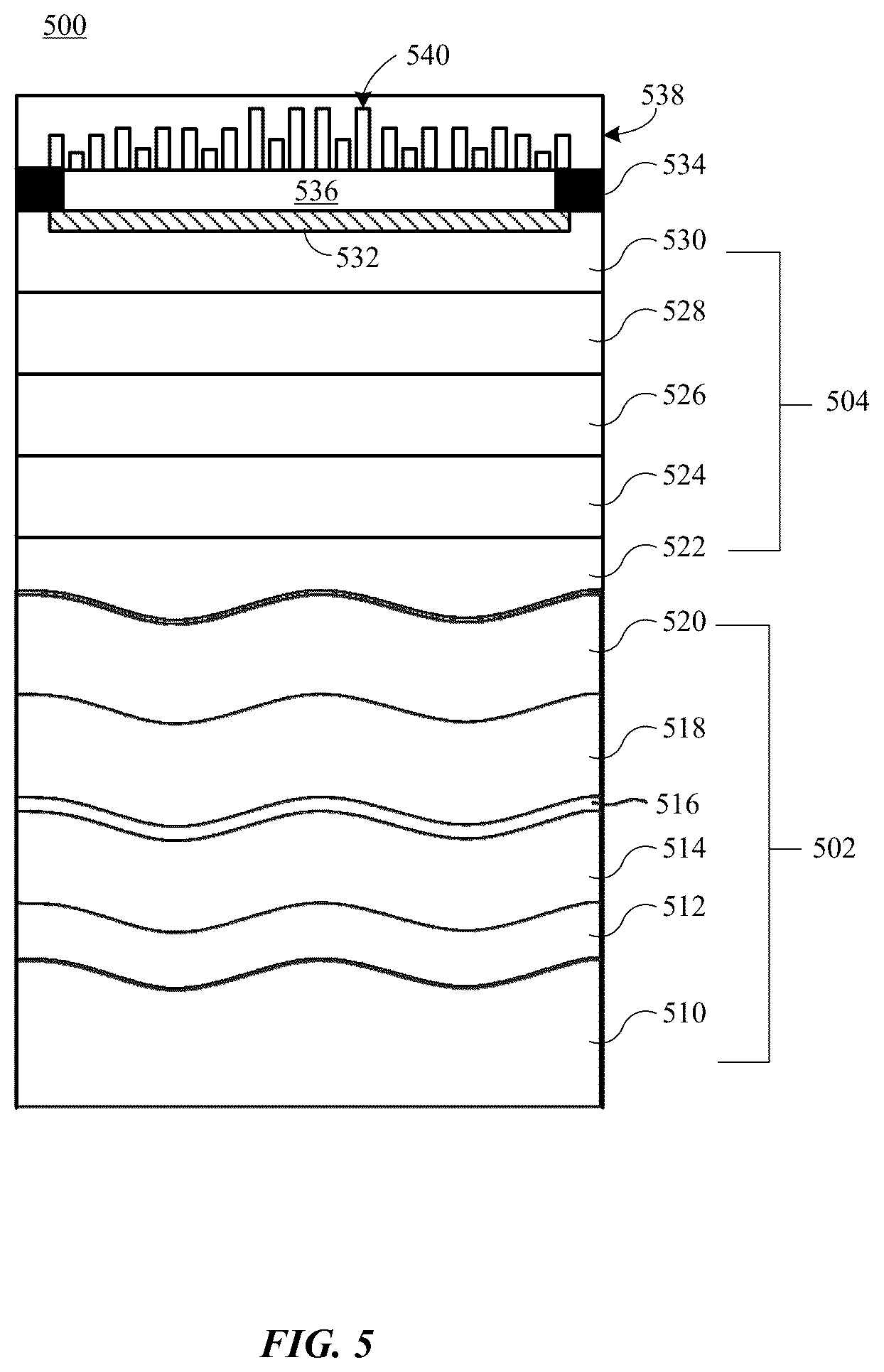 Patent US12568753 Figure 5 – LED displays with reduced optical crosstalk