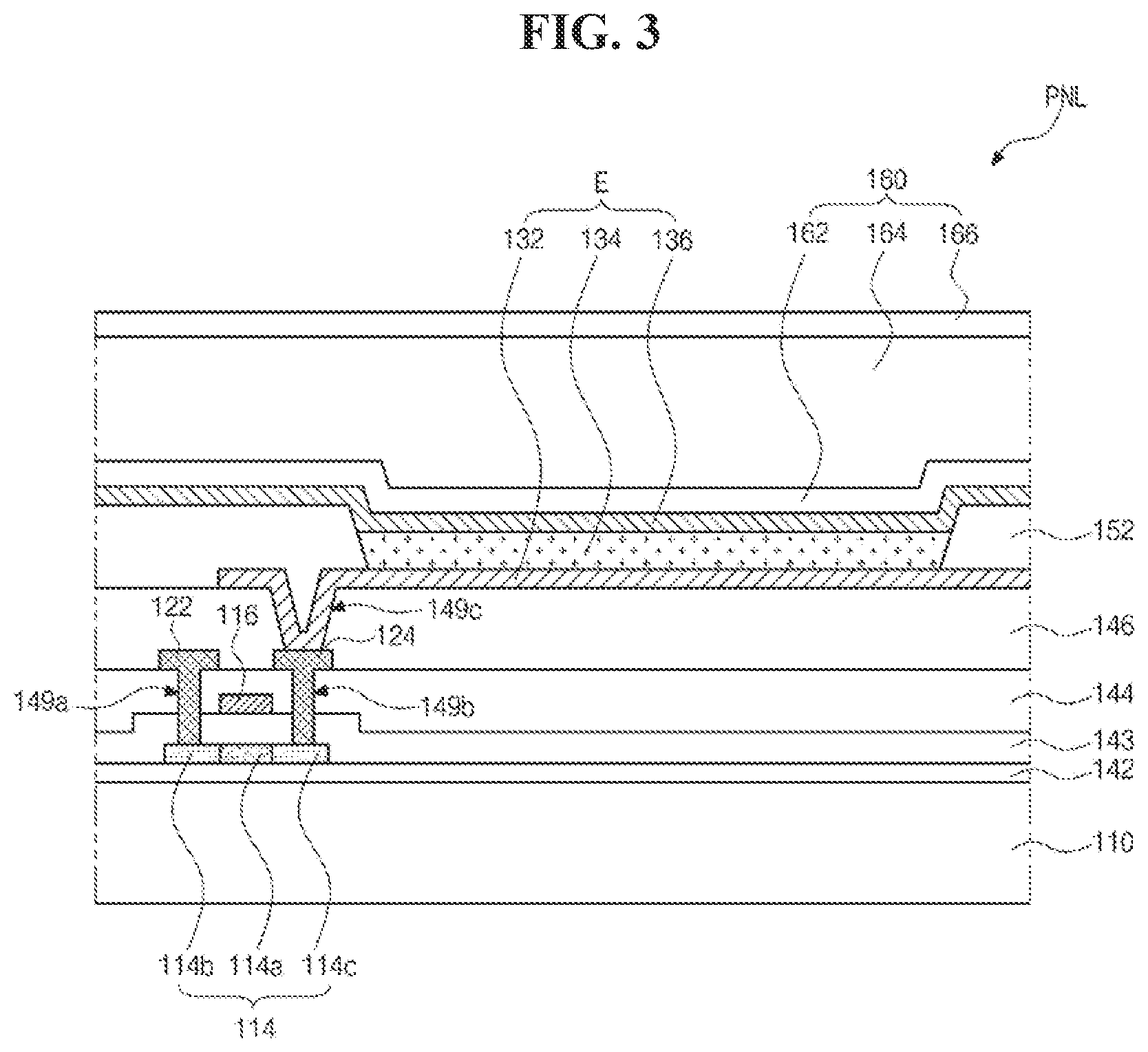 Patent US12568755 Figure 2 – Display device having improved aperture ratio and resolution