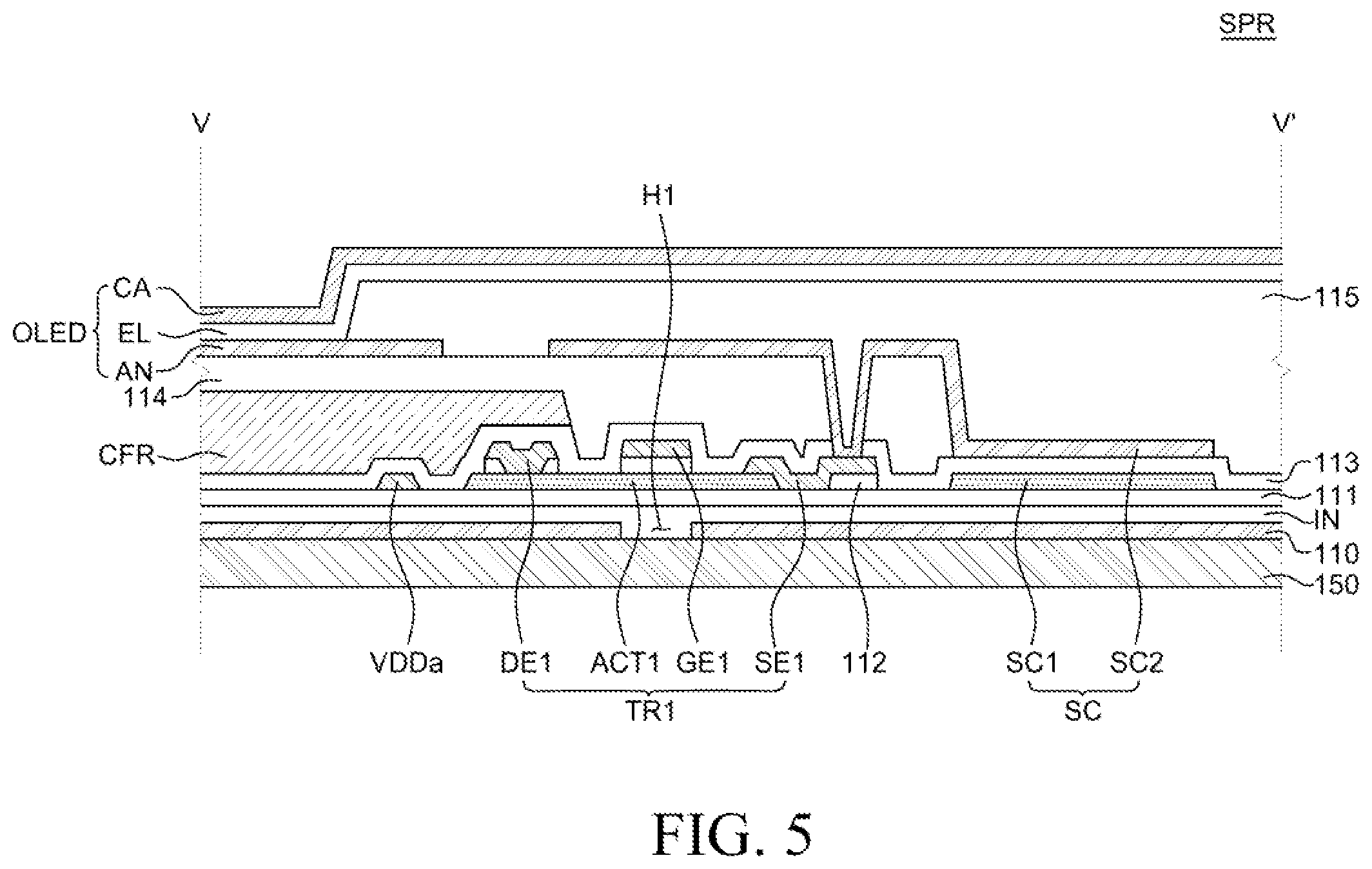 Patent US12568757 Figure 7 – Display device