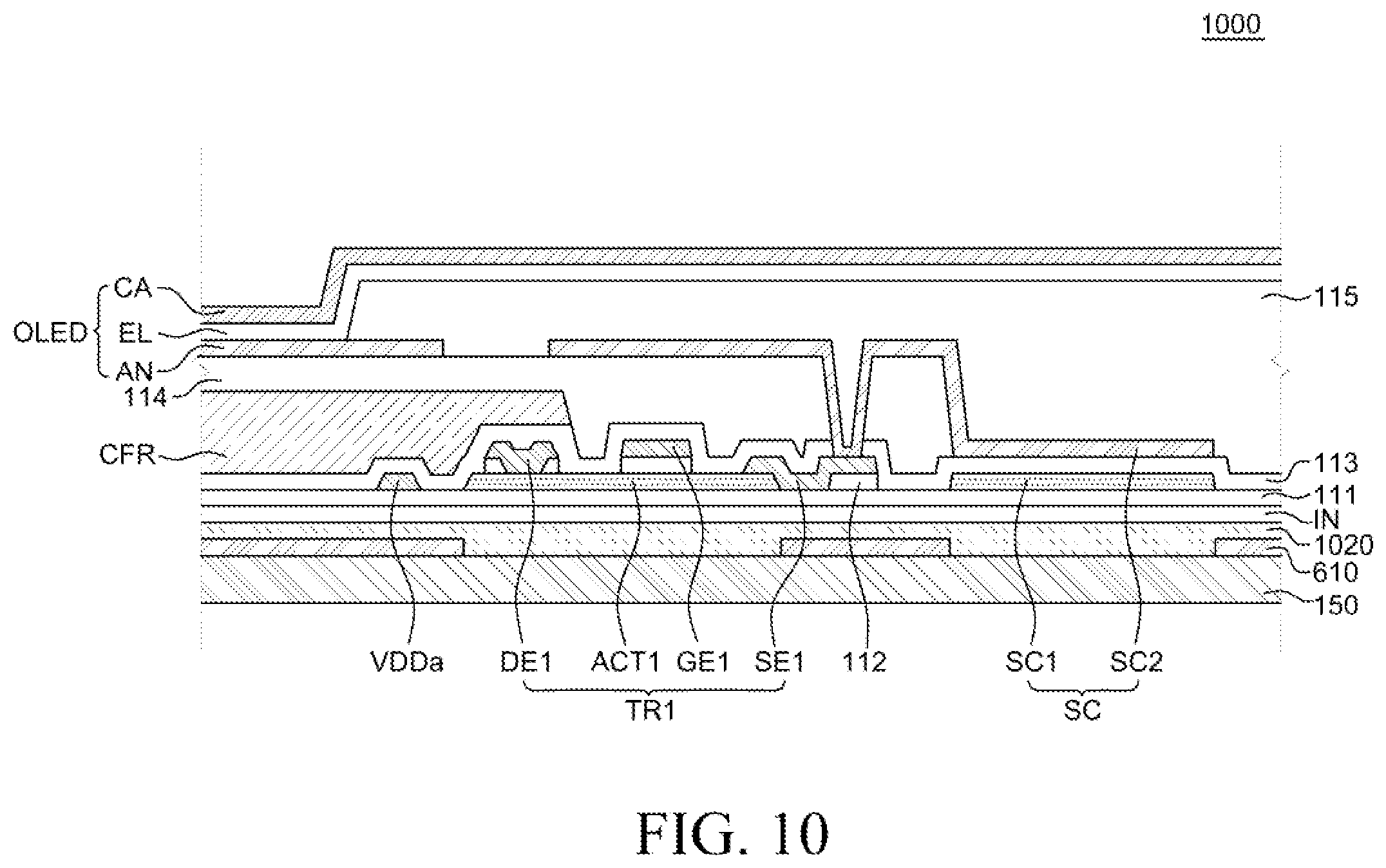 Patent US12568757 Figure 14 – Display device