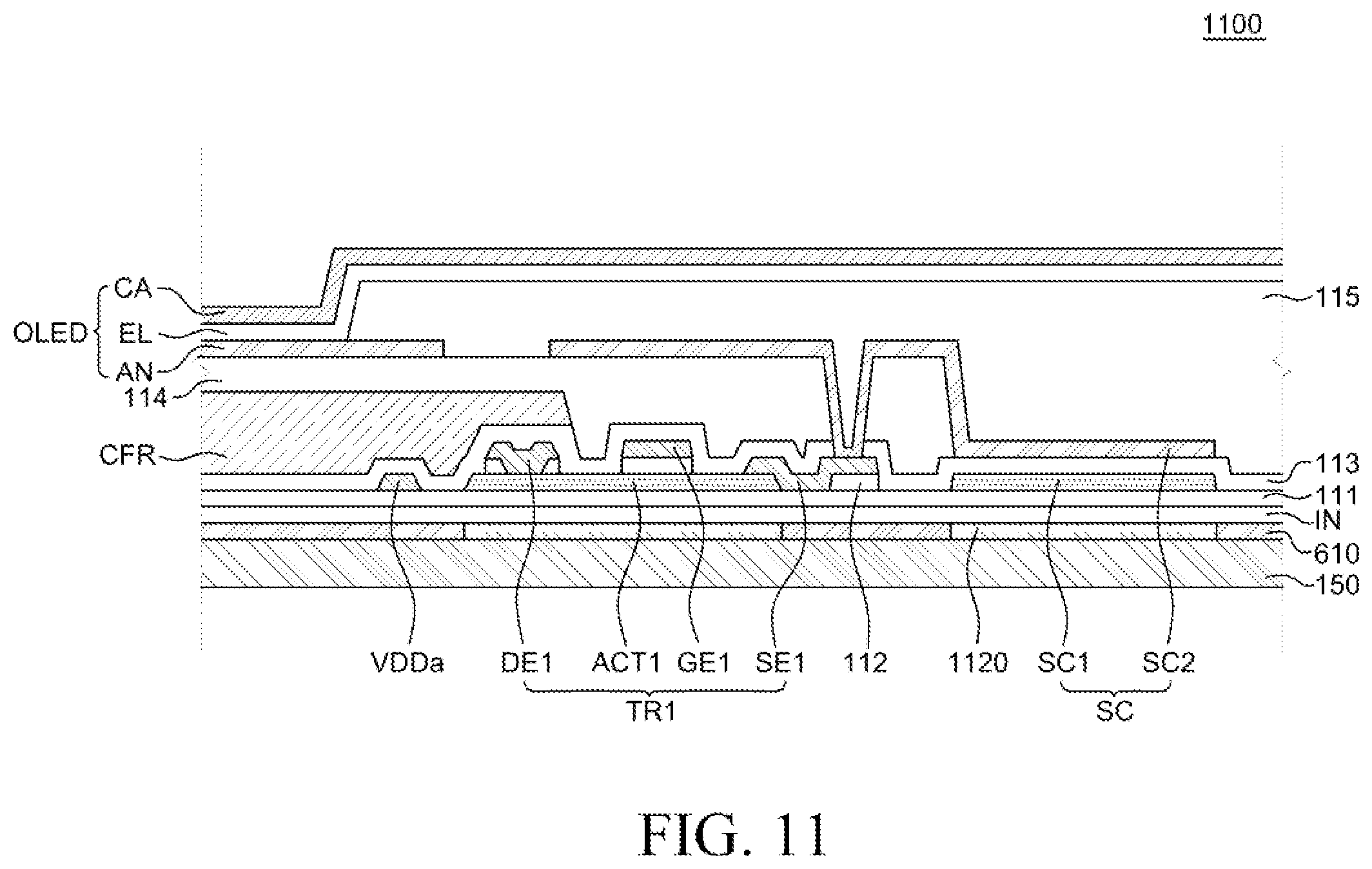 Patent US12568757 Figure 15 – Display device