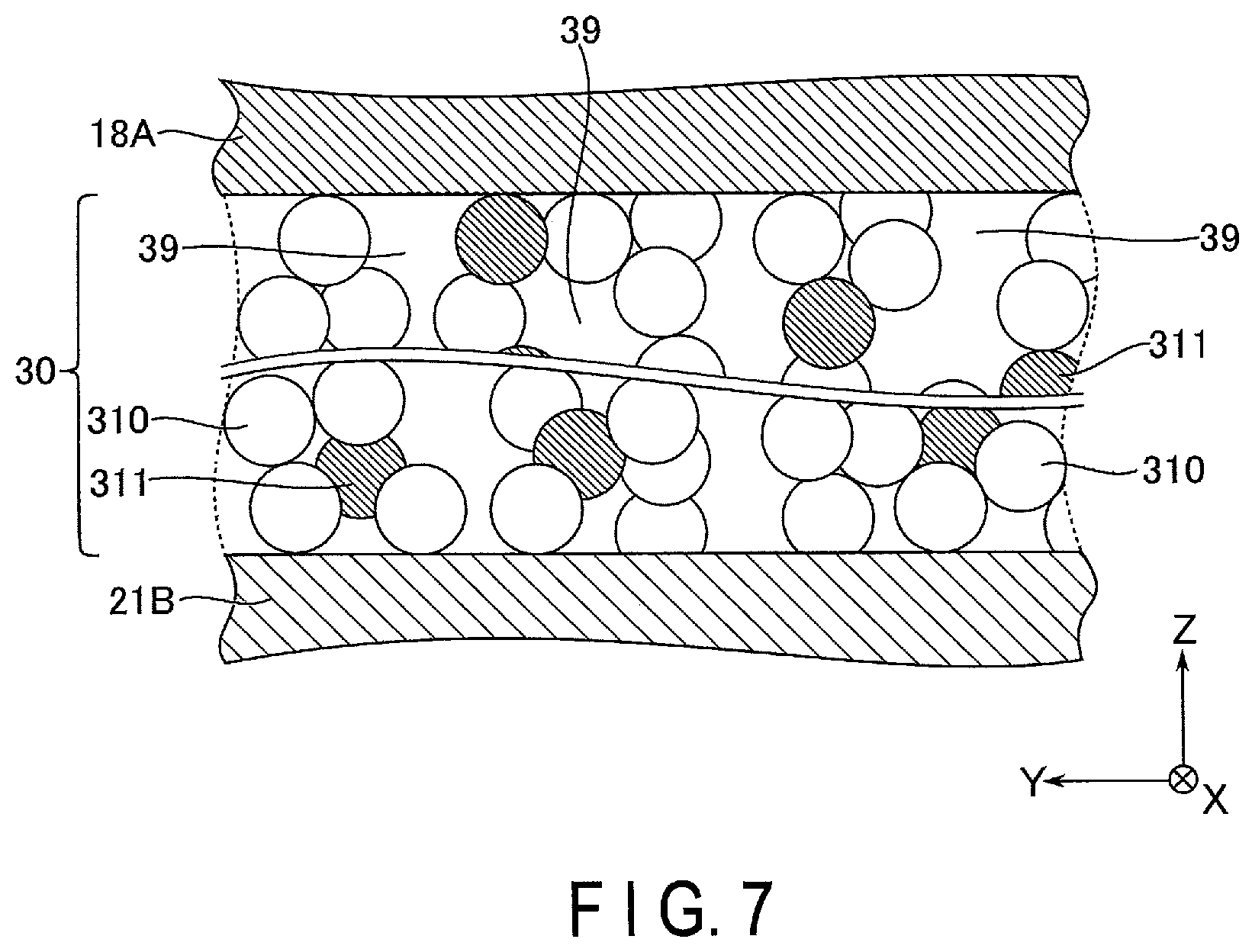 Patent US12568769 Figure 7 – Memory device having a first layer disposed between a memory element and a switching element thereof