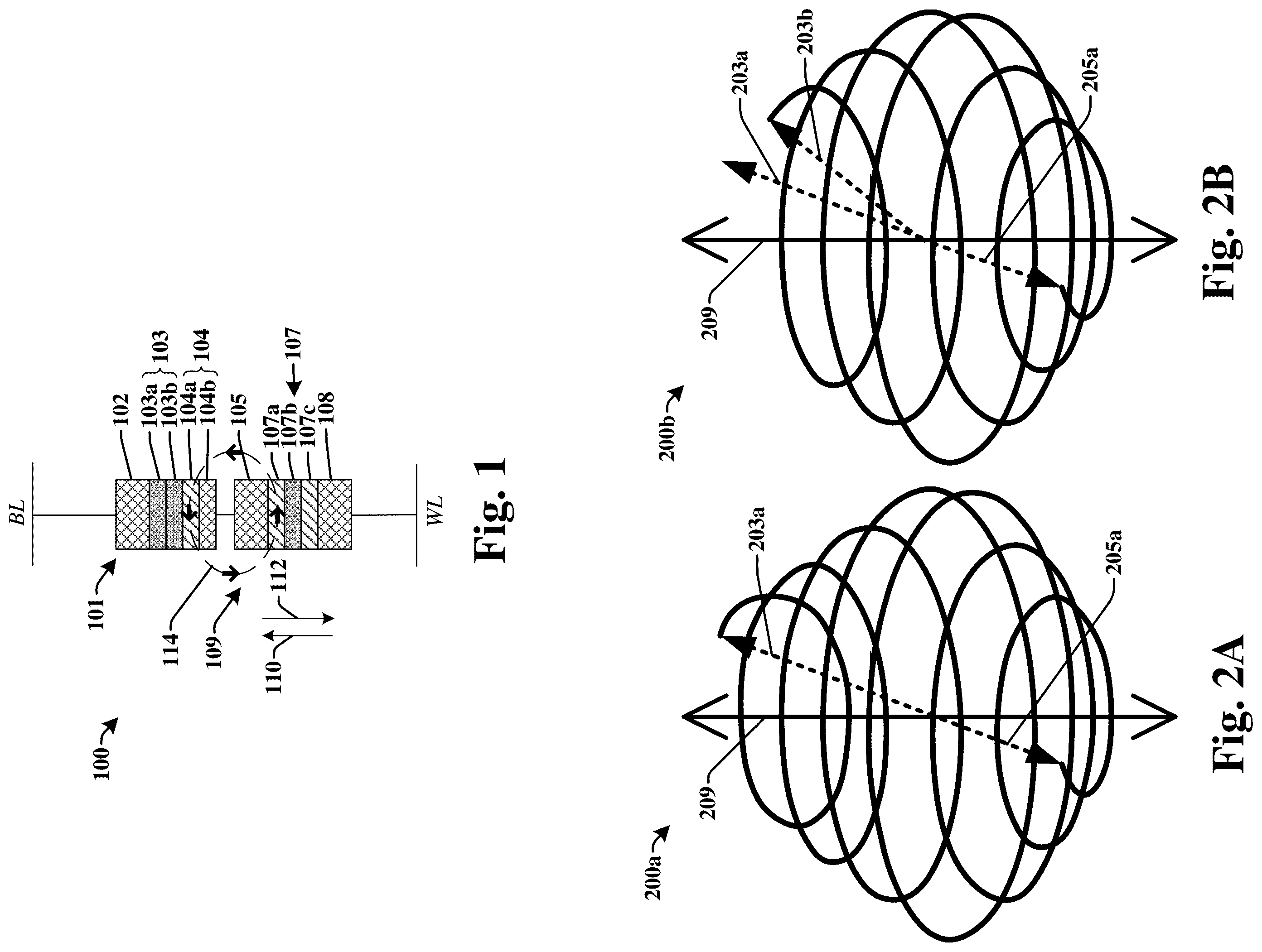 Patent US12568771 Figure 1 – Memory cell with magnetic access selector apparatus