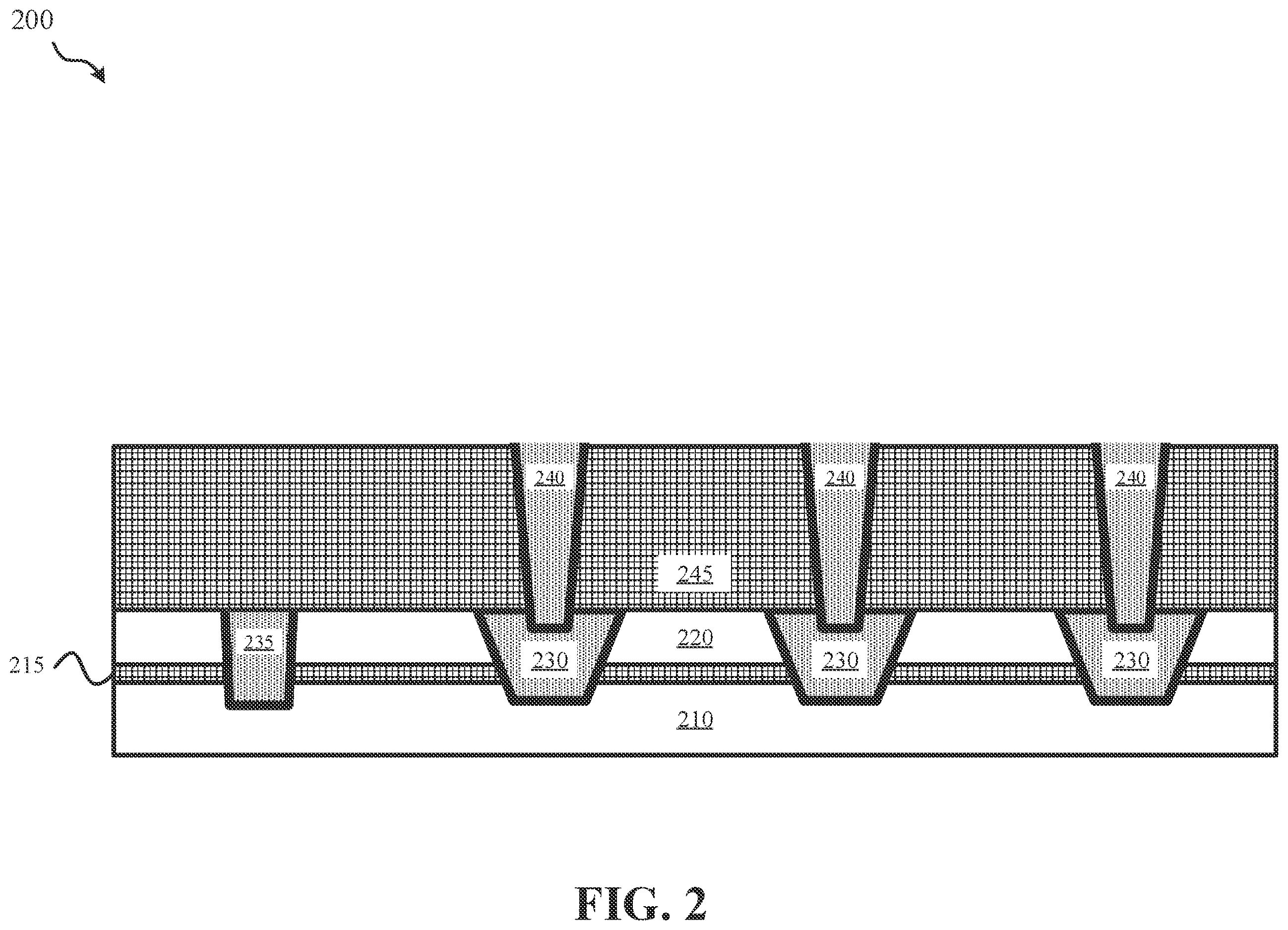 Patent US12568772 Figure 2 – MRAM with a multi-component, multi-layer bottom electrode