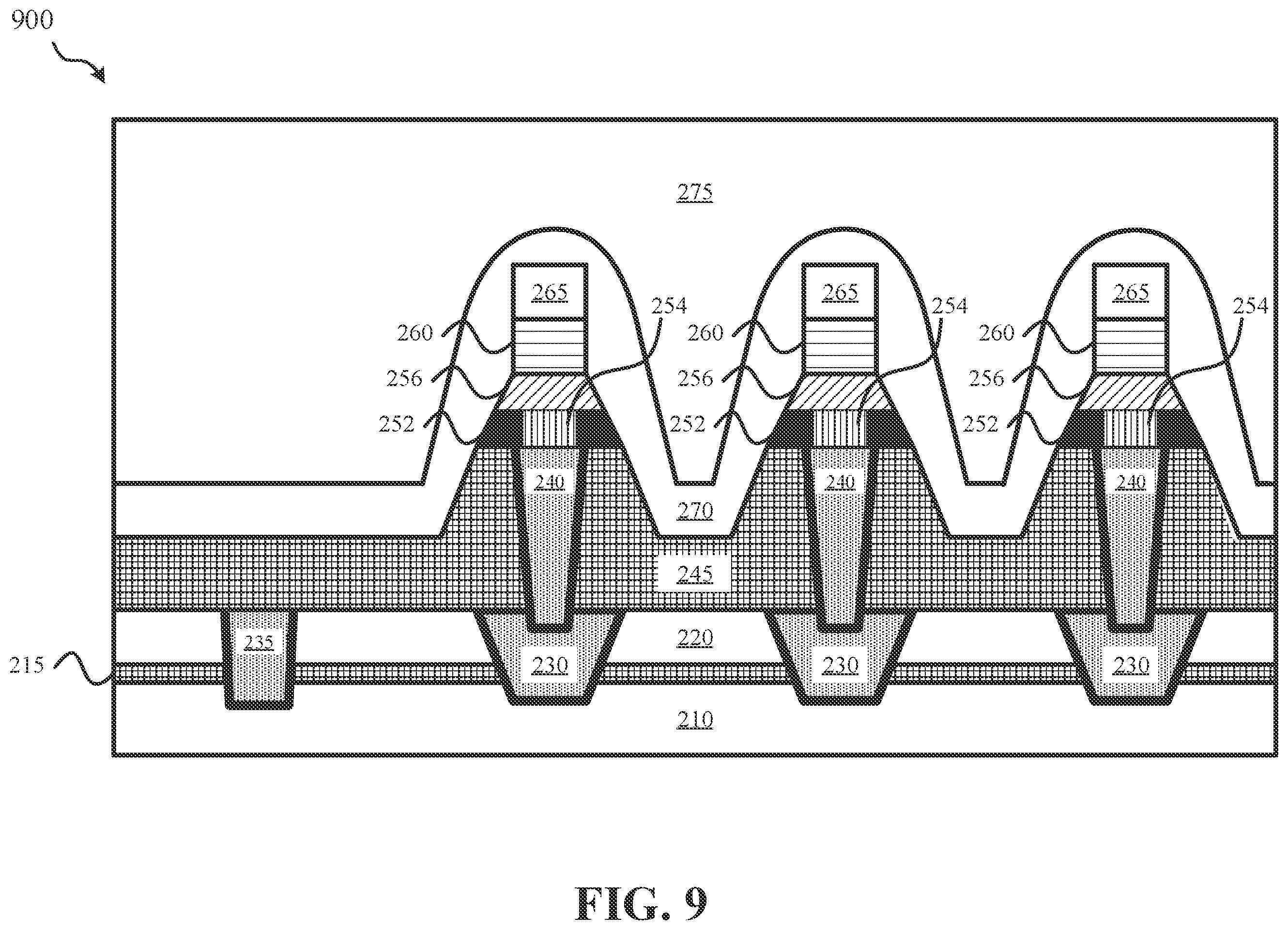 Patent US12568772 Figure 9 – MRAM with a multi-component, multi-layer bottom electrode