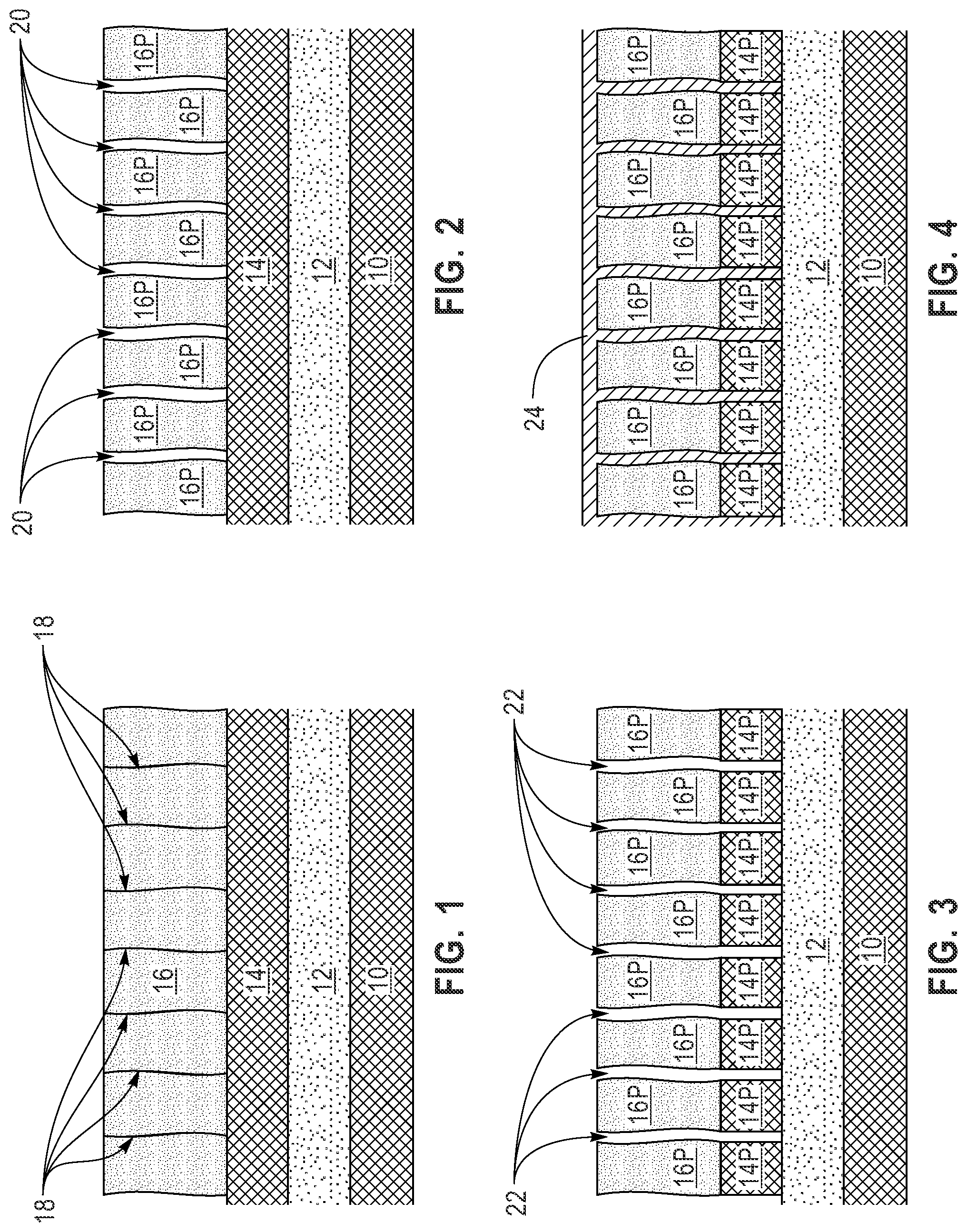 Patent US12568776 Figure 1 – Multifilament resistive memory with insulation layers