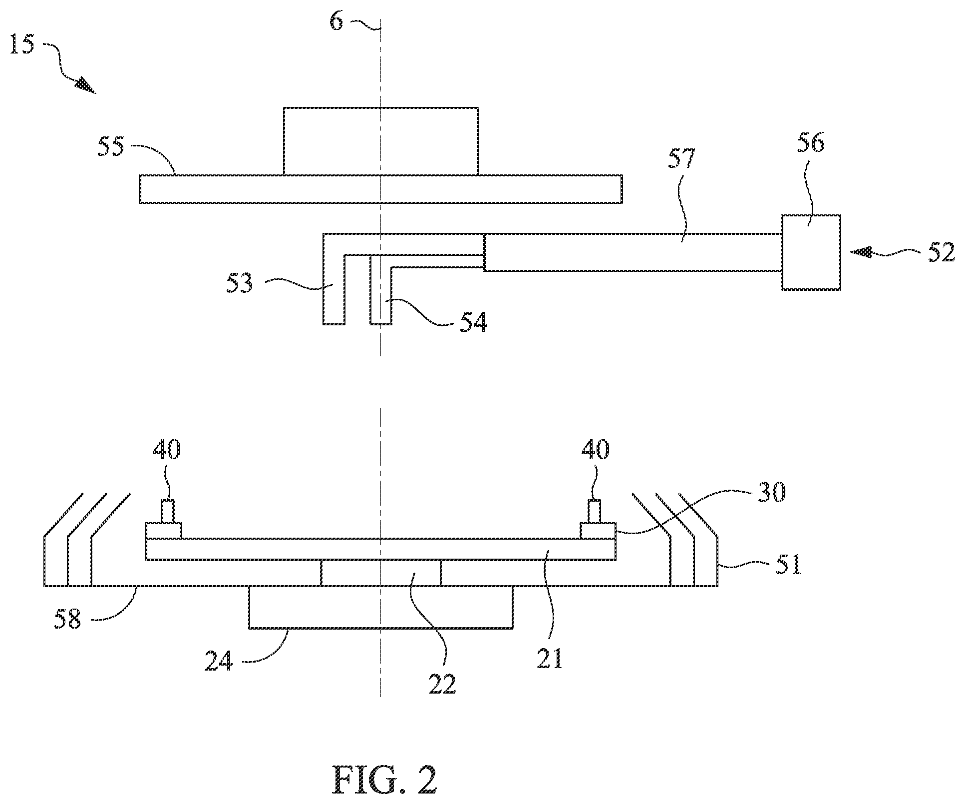 Patent US12568786 Figure 2 – Processing tool and method