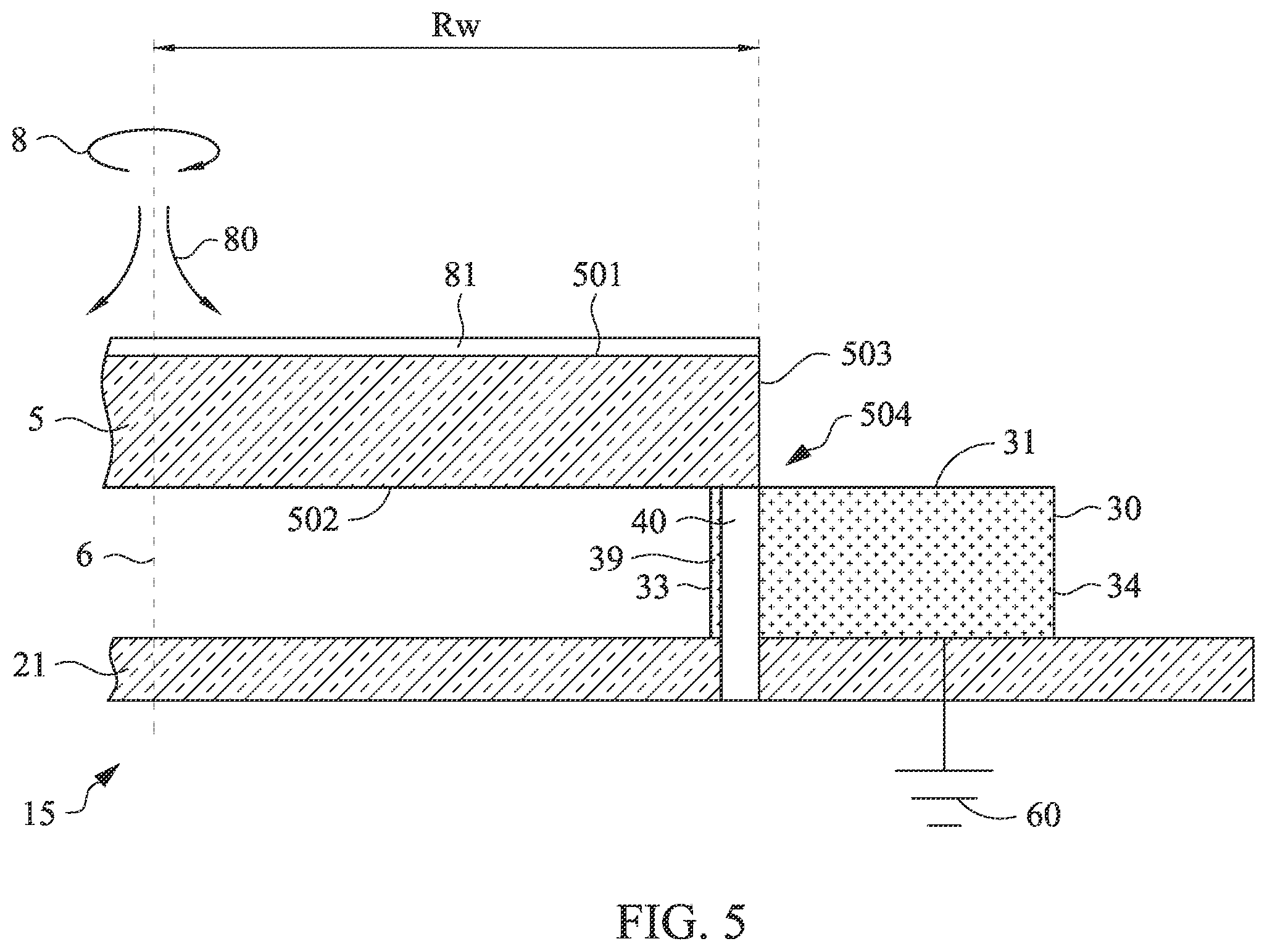 Patent US12568786 Figure 5 – Processing tool and method