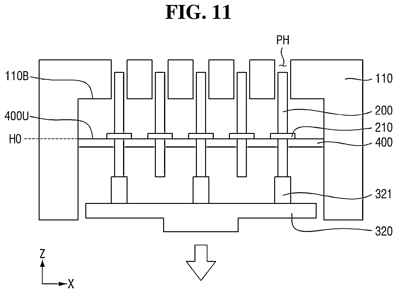 Patent US12568788 Figure 11 – Semiconductor package manufacturing apparatus and semiconductor package manufacturing method using the same
