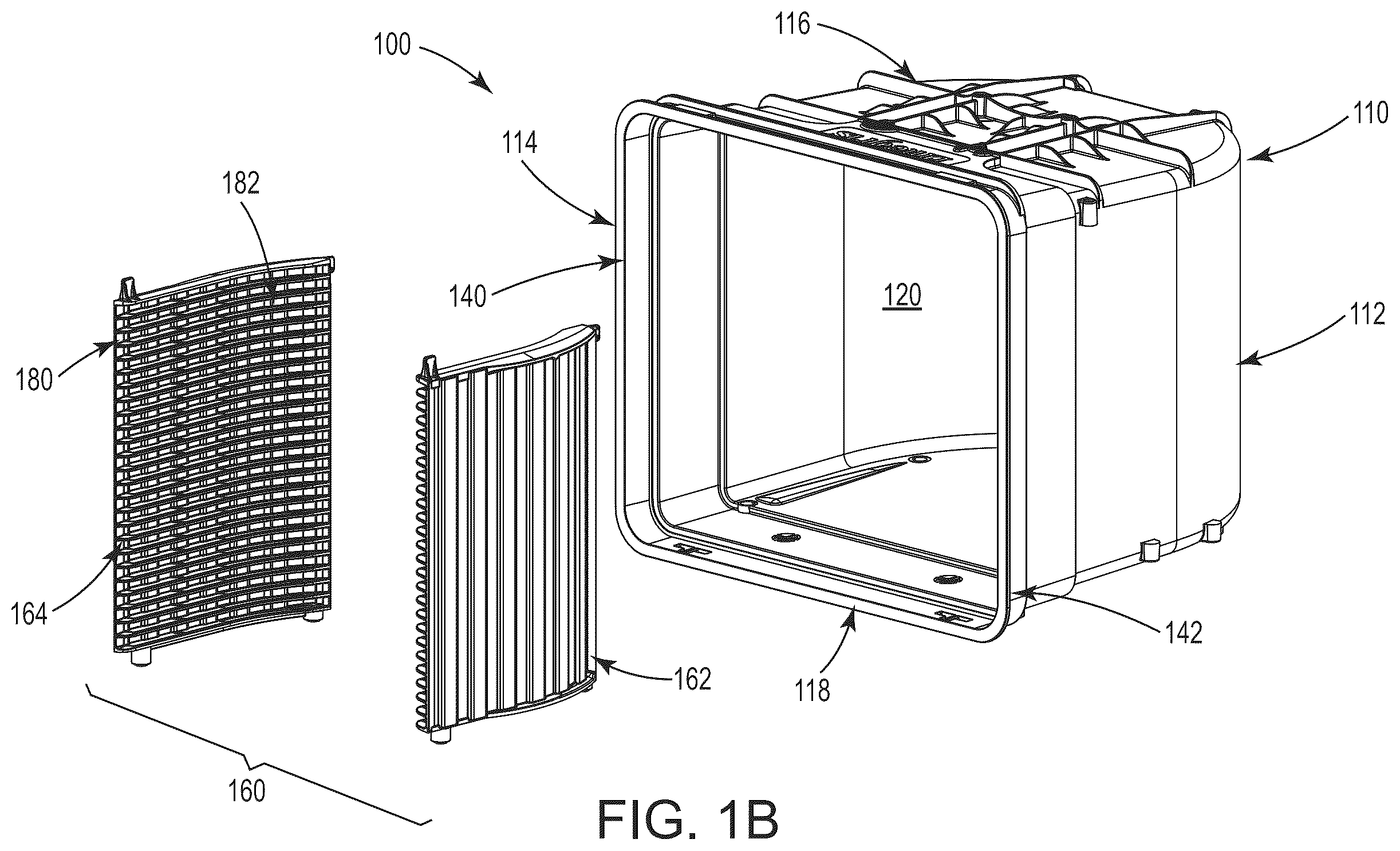 Patent US12568794 Figure 2 – Semiconductor substrate carrying container with support wall formed with corrugation portions