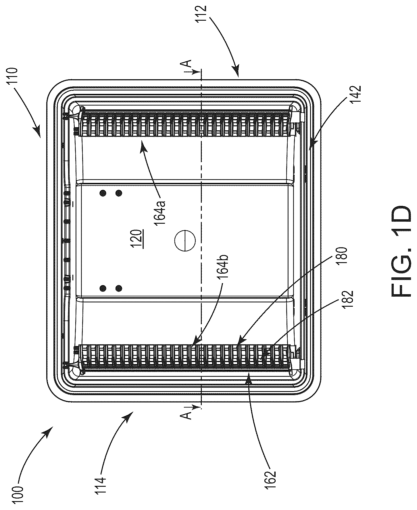 Patent US12568794 Figure 4 – Semiconductor substrate carrying container with support wall formed with corrugation portions