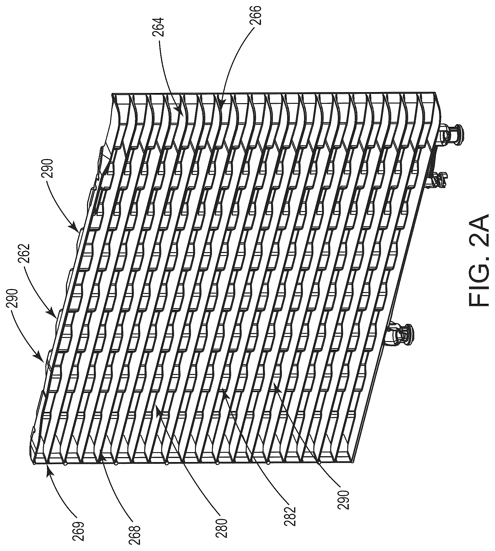 Patent US12568794 Figure 5 – Semiconductor substrate carrying container with support wall formed with corrugation portions