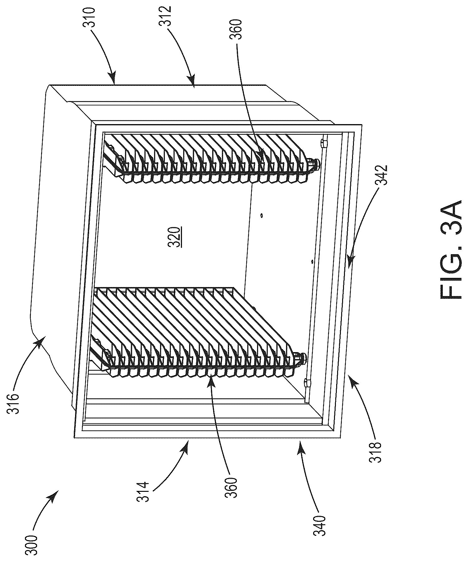 Patent US12568794 Figure 8 – Semiconductor substrate carrying container with support wall formed with corrugation portions