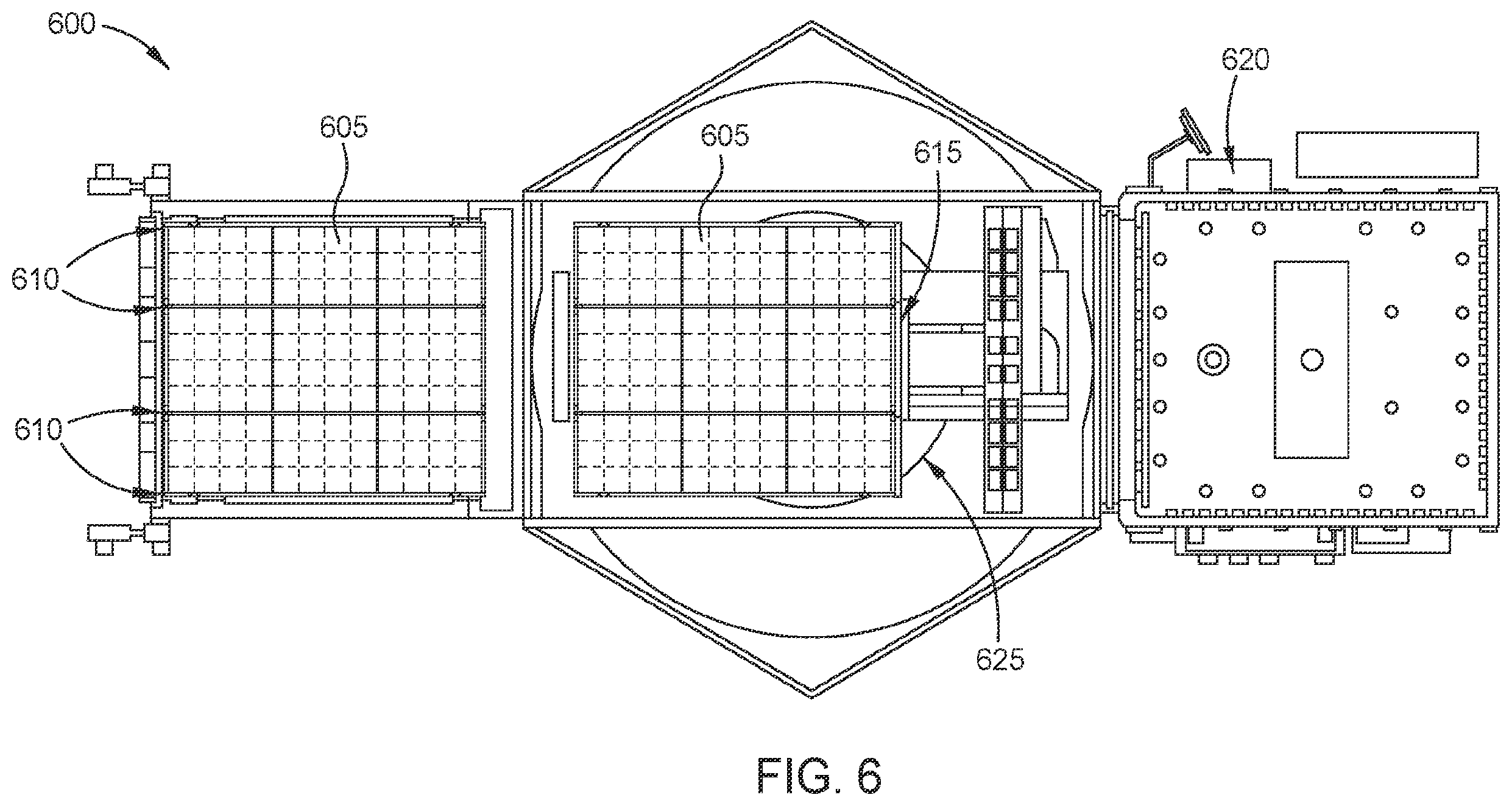 Patent US12568795 Figure 6 – Assembled grid tray