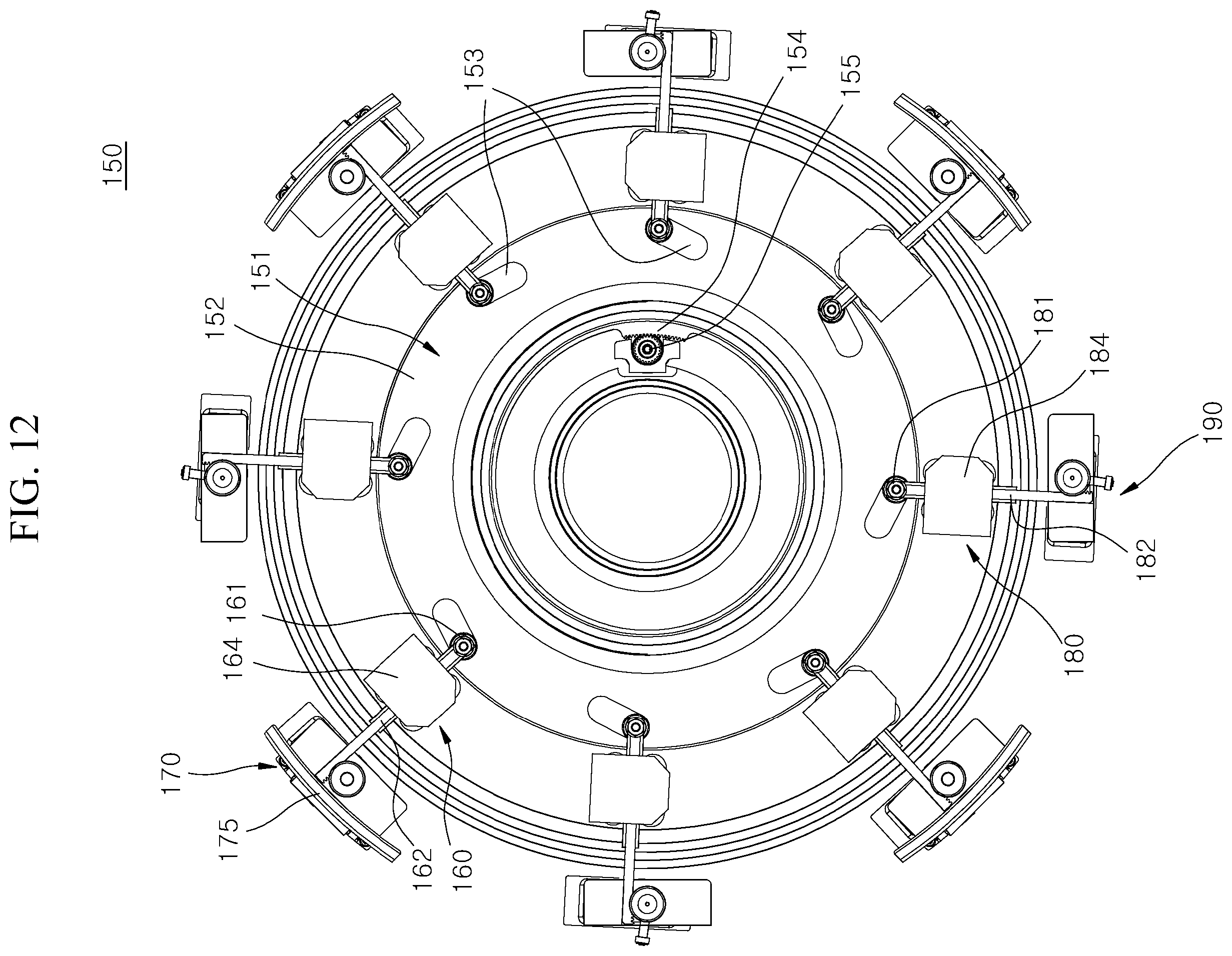 Patent US12568799 Figure 12 – Wafer processing apparatus and wafer processing method