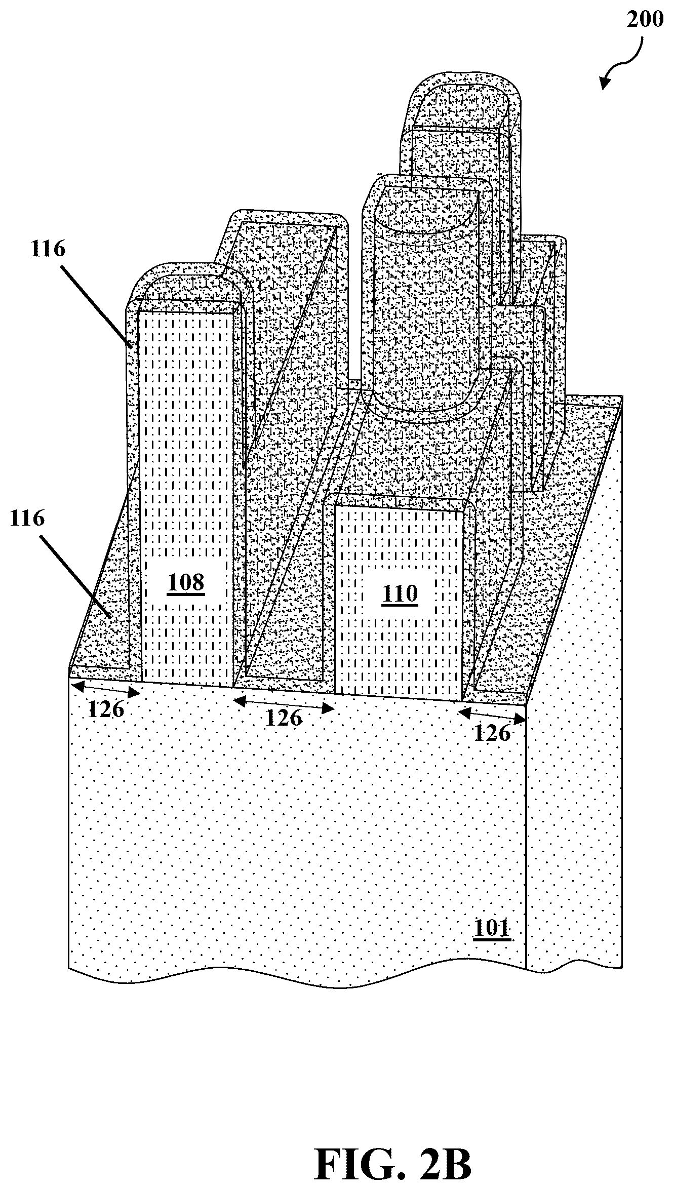 Patent US12568806 Figure 4 – Conformal dielectric cap for subtractive vias