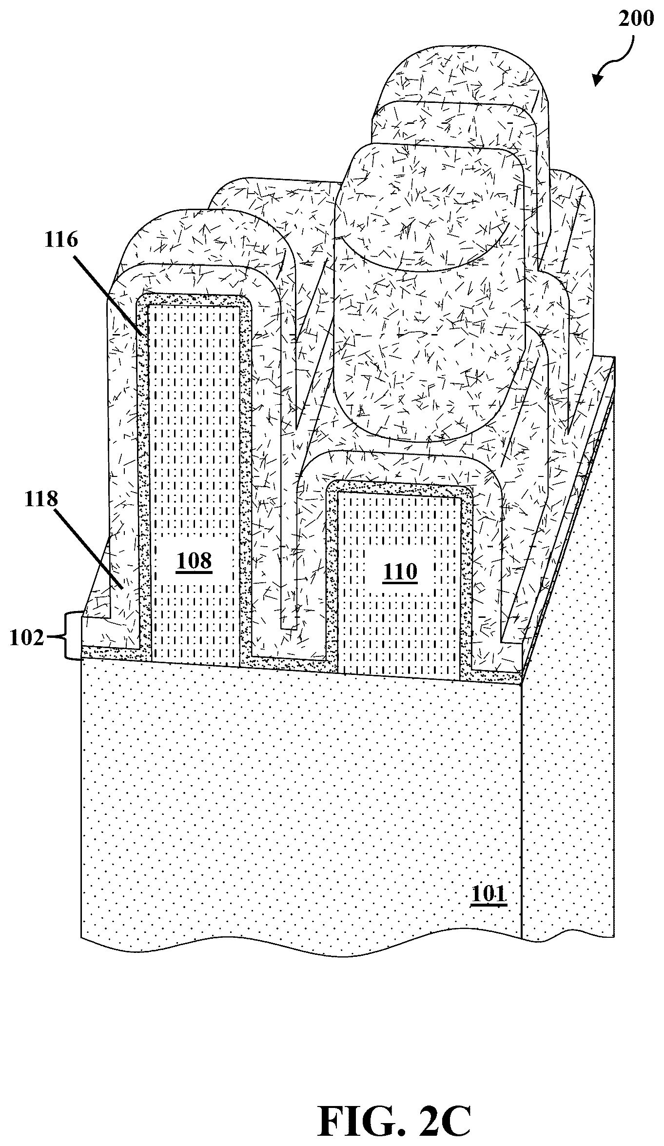 Patent US12568806 Figure 5 – Conformal dielectric cap for subtractive vias