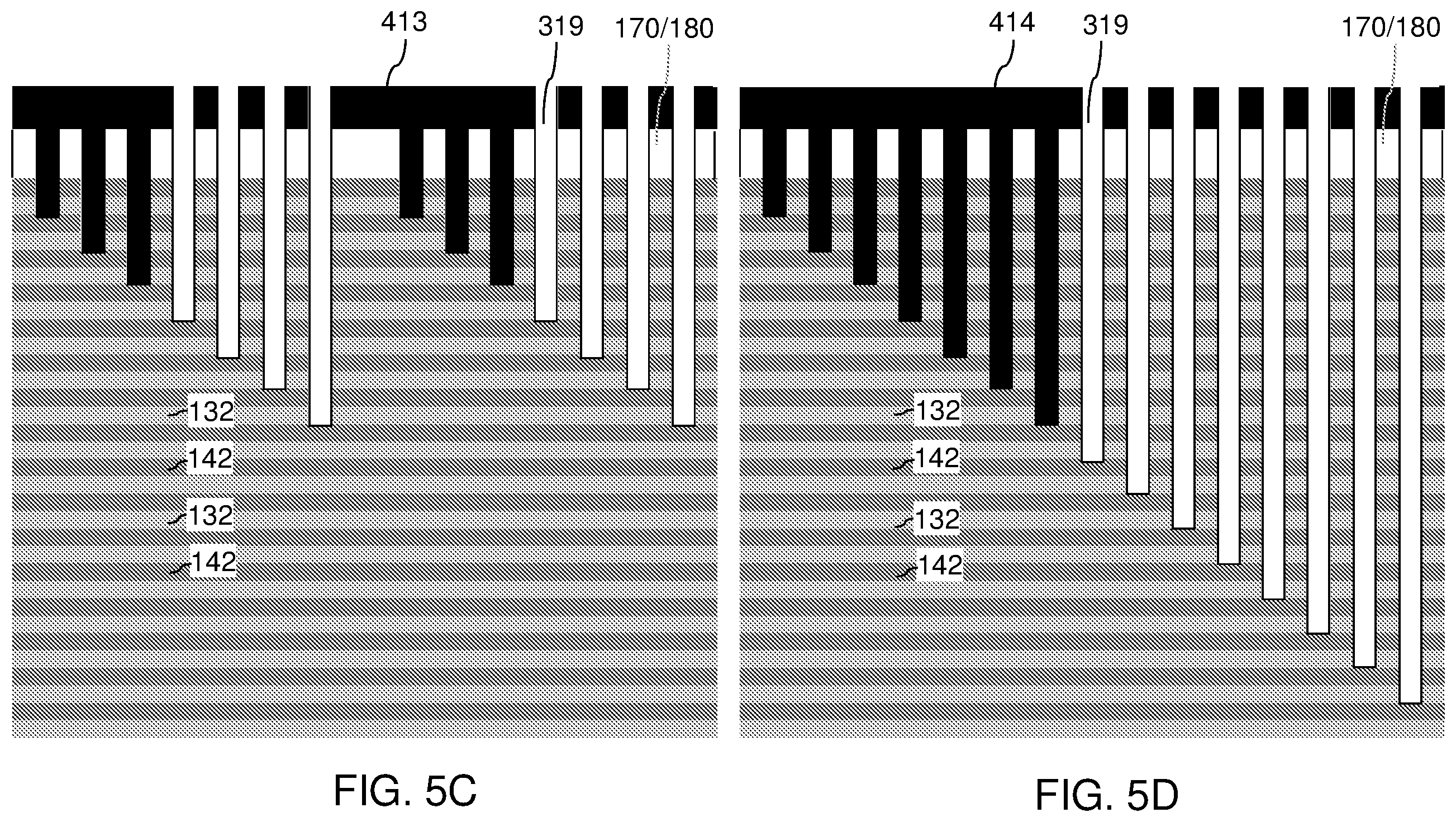 Patent US12568808 Figure 8 – Three-dimensional memory device including stairless word line contact structures and method of making the same