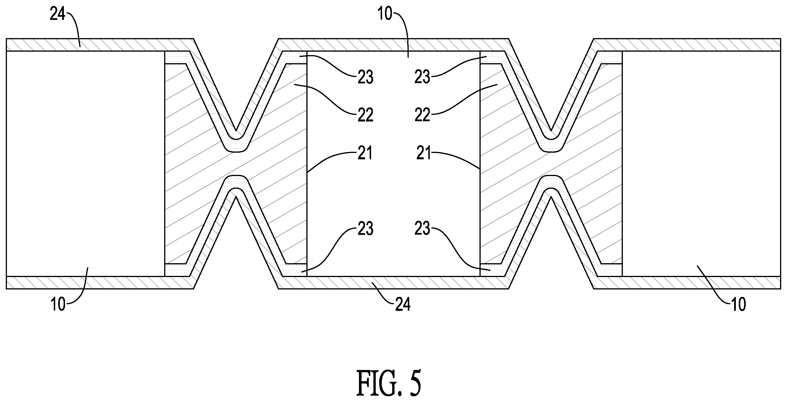 Patent US12568810 Figure 5 – Anti-diffusion substrate structure and manufacturing method thereof