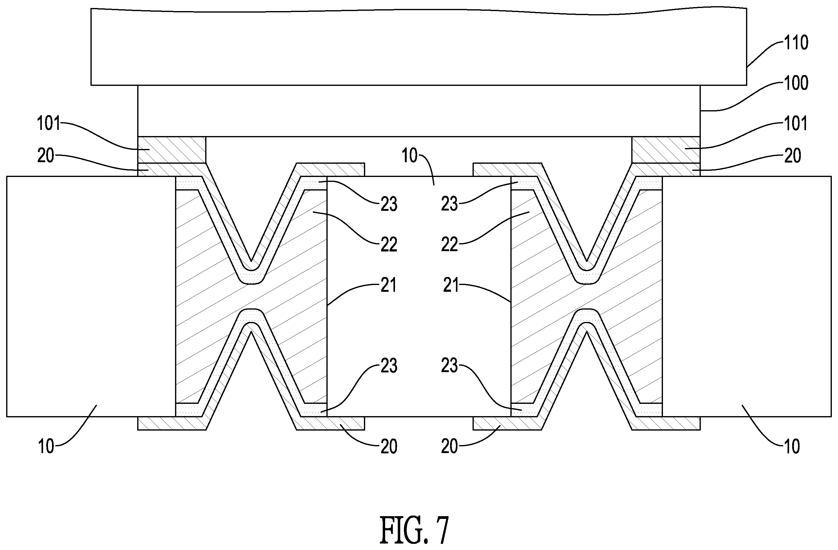 Patent US12568810 Figure 7 – Anti-diffusion substrate structure and manufacturing method thereof