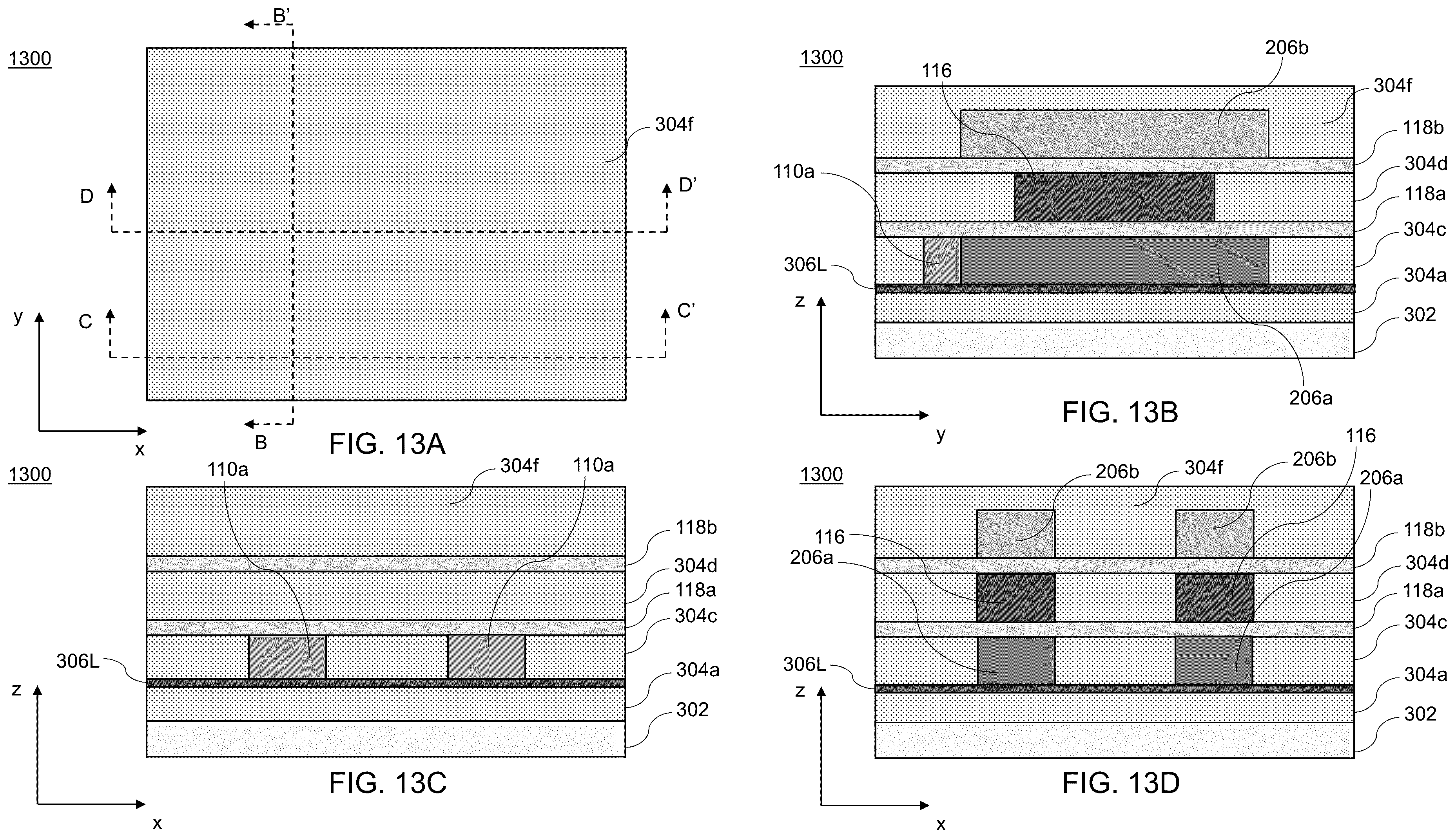 Patent US12568812 Figure 14 – Back-end-of-line CMOS inverter having twin channels and one gate electrode and methods of forming the same