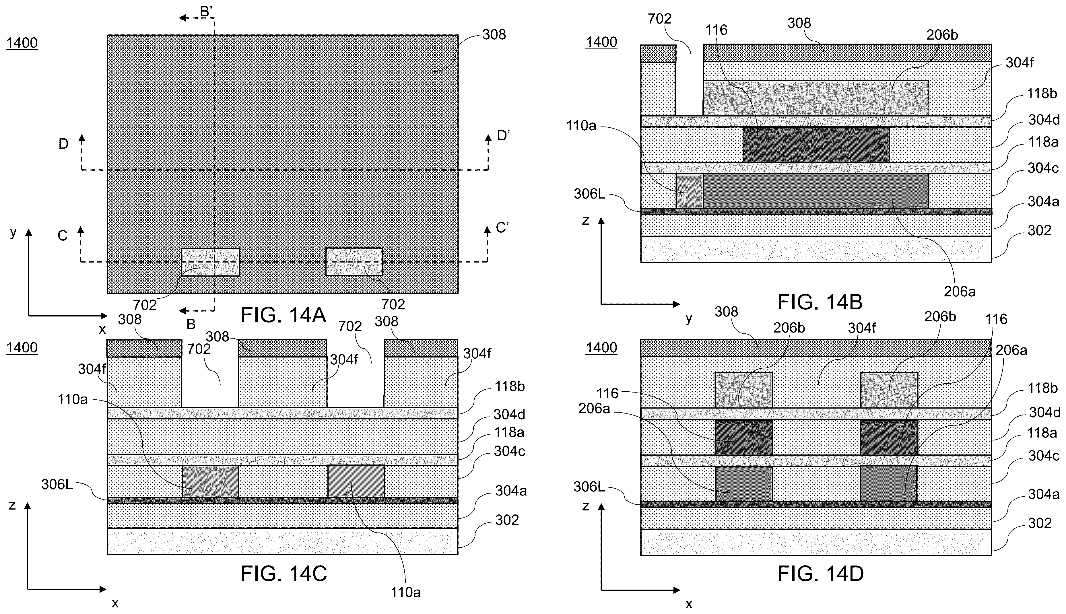 Patent US12568812 Figure 15 – Back-end-of-line CMOS inverter having twin channels and one gate electrode and methods of forming the same