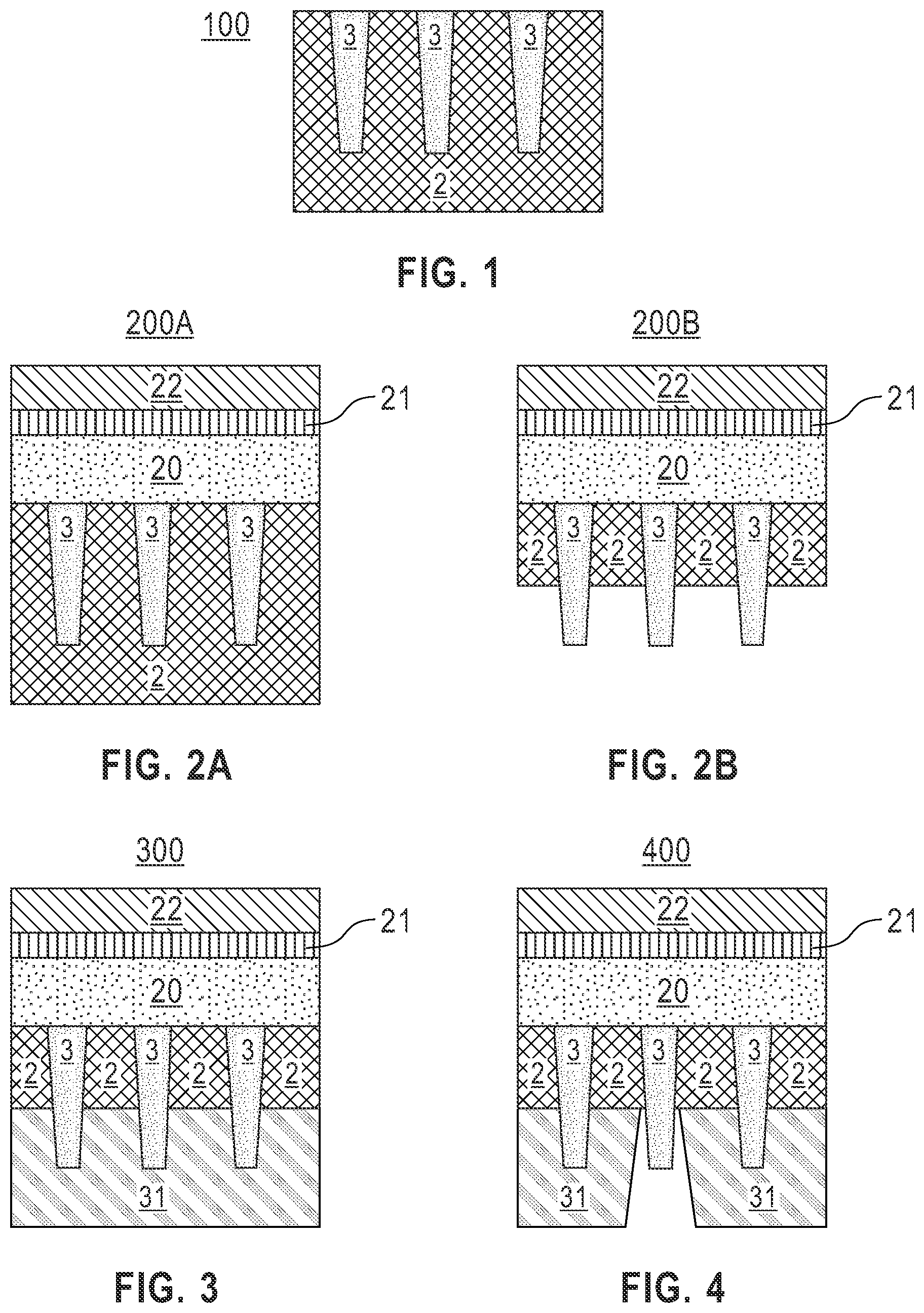 Patent US12568814 Figure 1 – Buried power rail directly contacting backside power delivery network