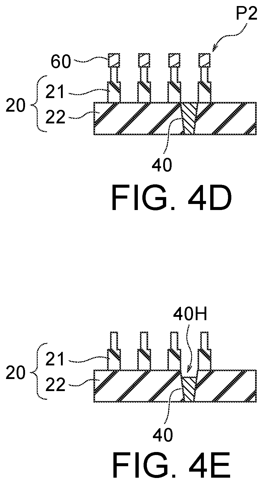 Patent US12568815 Figure 6 – Wirings for semiconductor device arranged at different intervals and having different widths