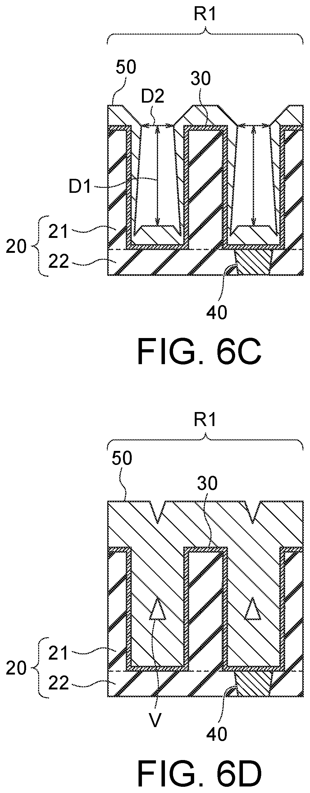 Patent US12568815 Figure 9 – Wirings for semiconductor device arranged at different intervals and having different widths