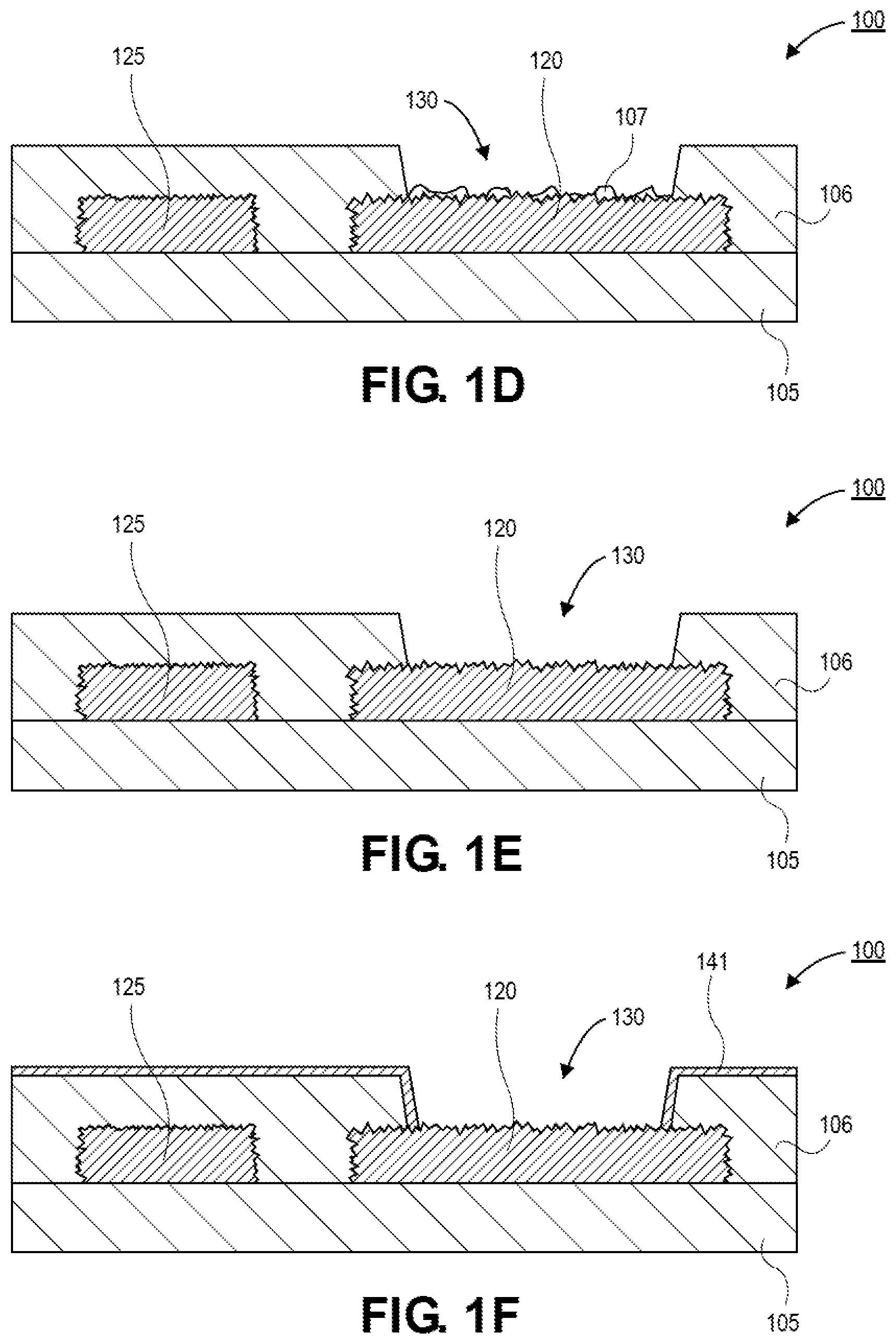 Patent US12568817 Figure 2 – Surface functionalization of sinx thin film by wet etching for improved adhesion of metal-dielectric for HSIO