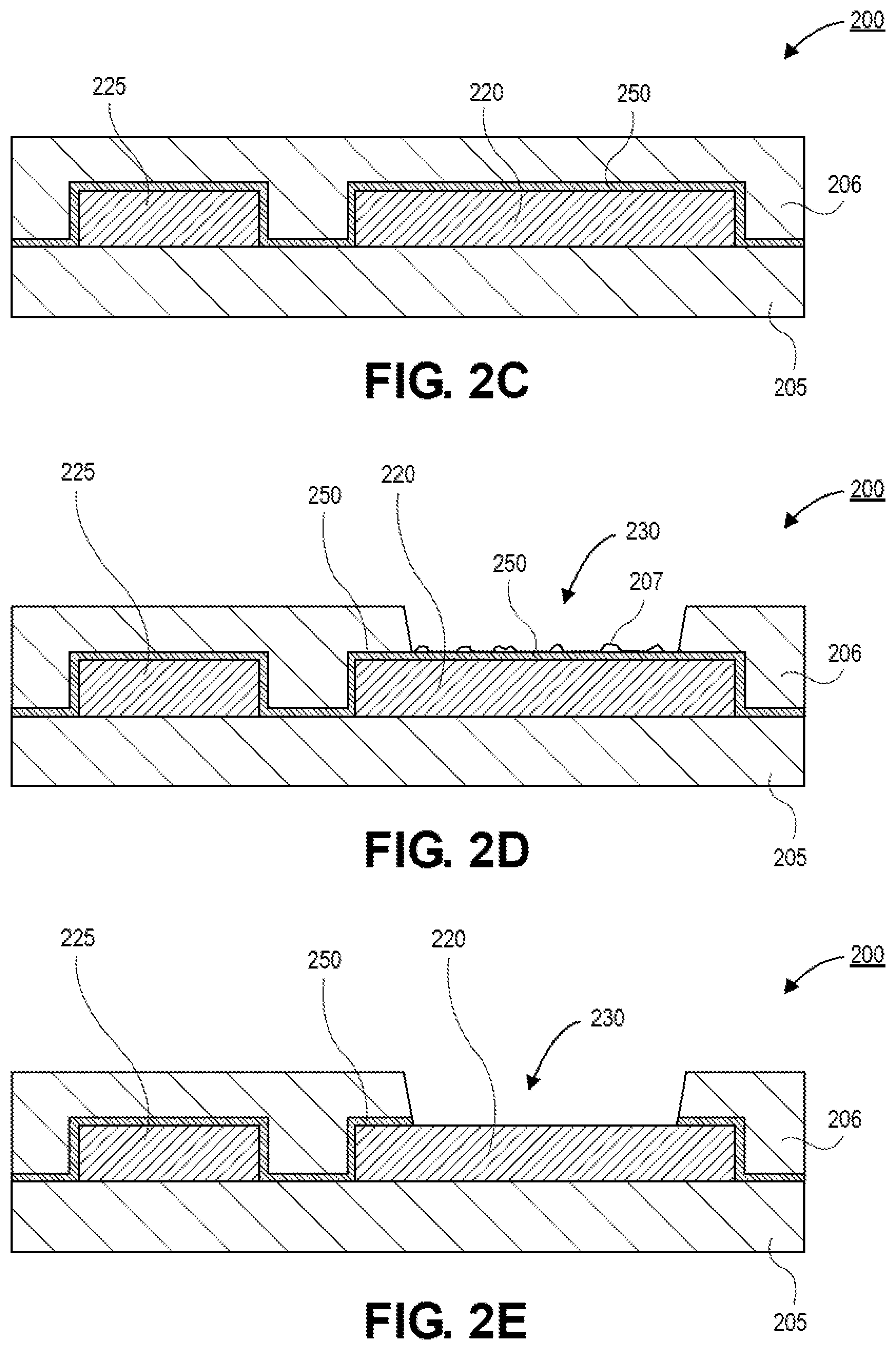 Patent US12568817 Figure 4 – Surface functionalization of sinx thin film by wet etching for improved adhesion of metal-dielectric for HSIO