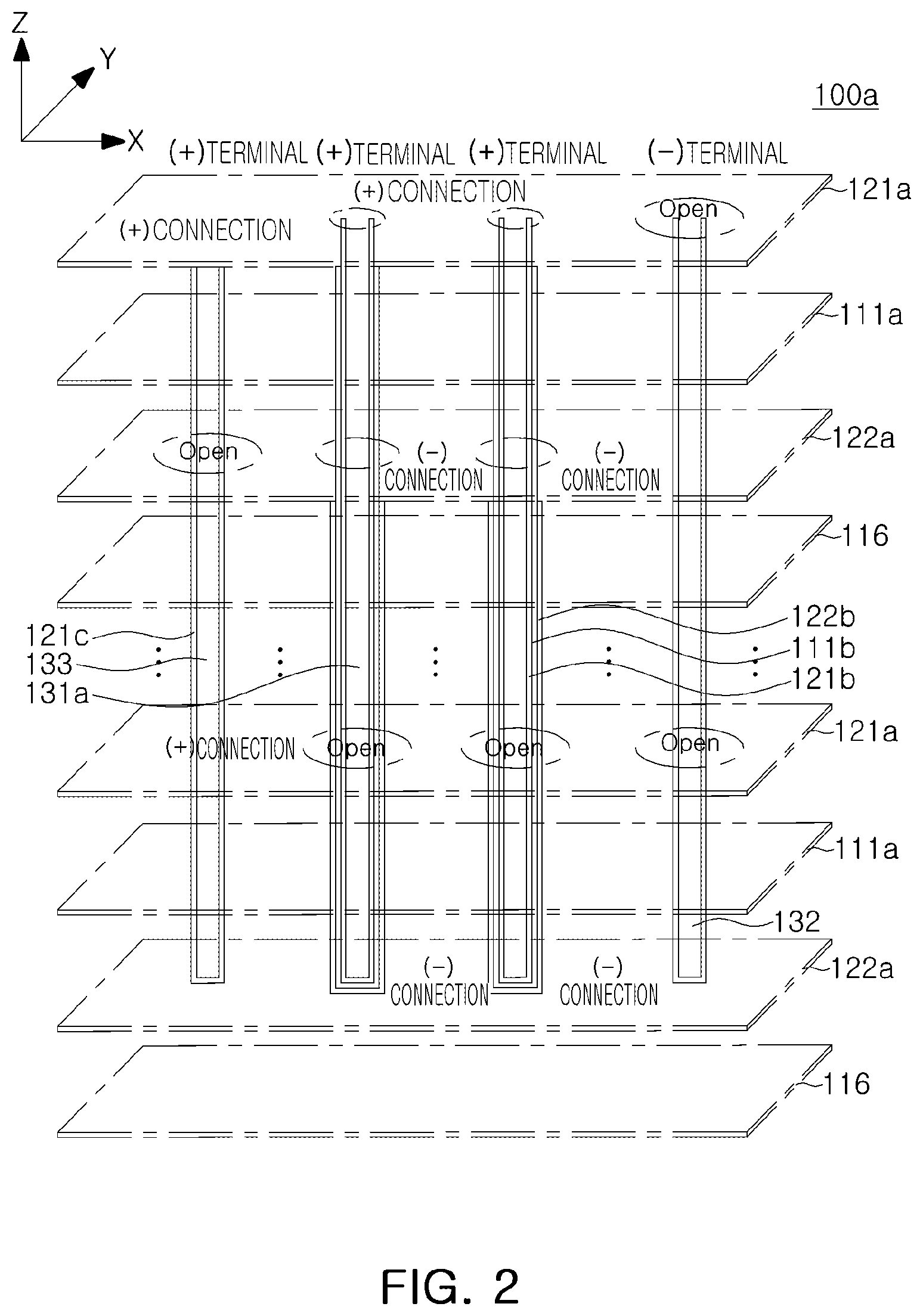 Patent US12568818 Figure 2 – Capacitor component and semiconductor package including capacitor component