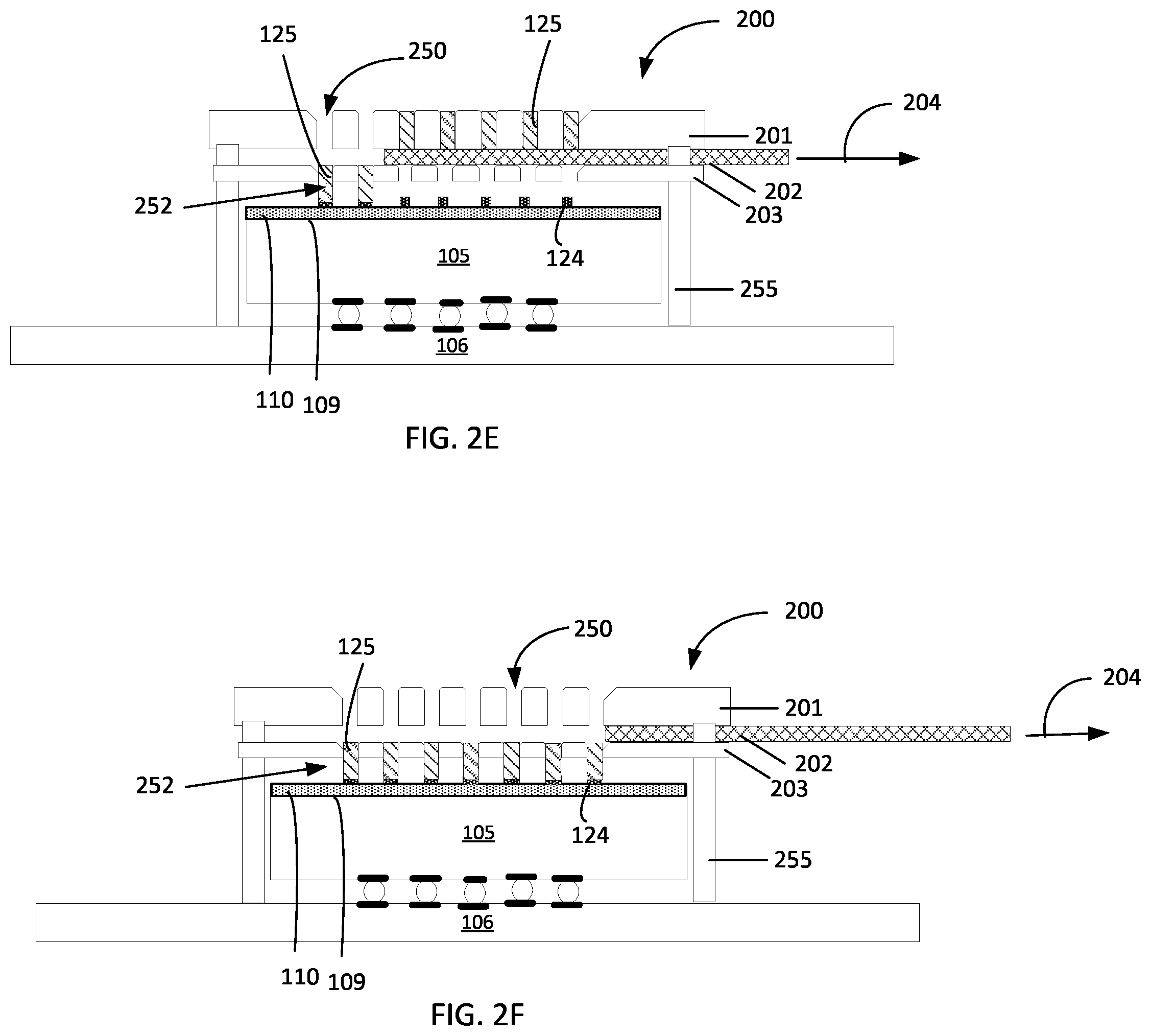 Patent US12568821 Figure 4 – Pin fin placement assembly for forming temperature control element utilized in device die packages