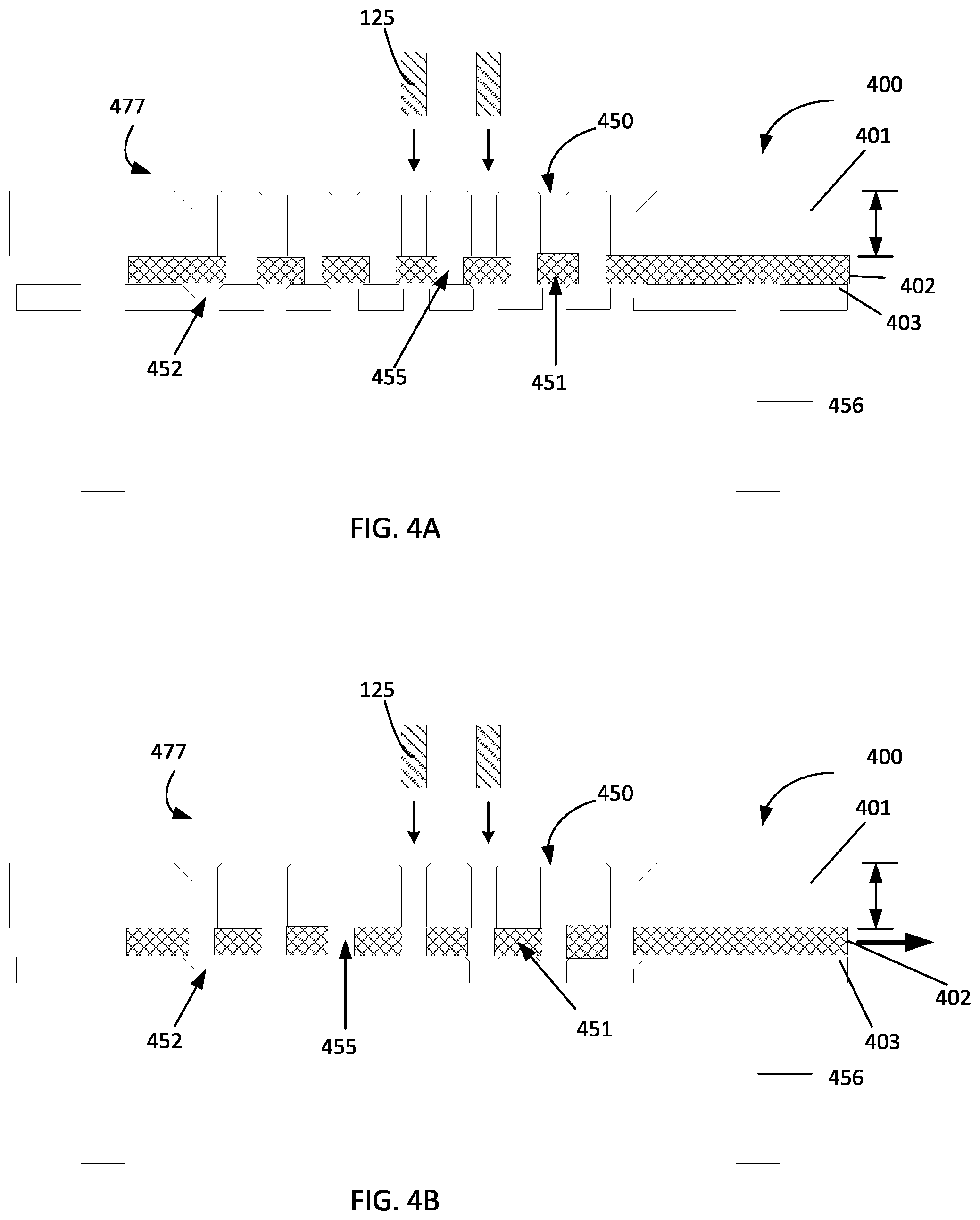 Patent US12568821 Figure 8 – Pin fin placement assembly for forming temperature control element utilized in device die packages