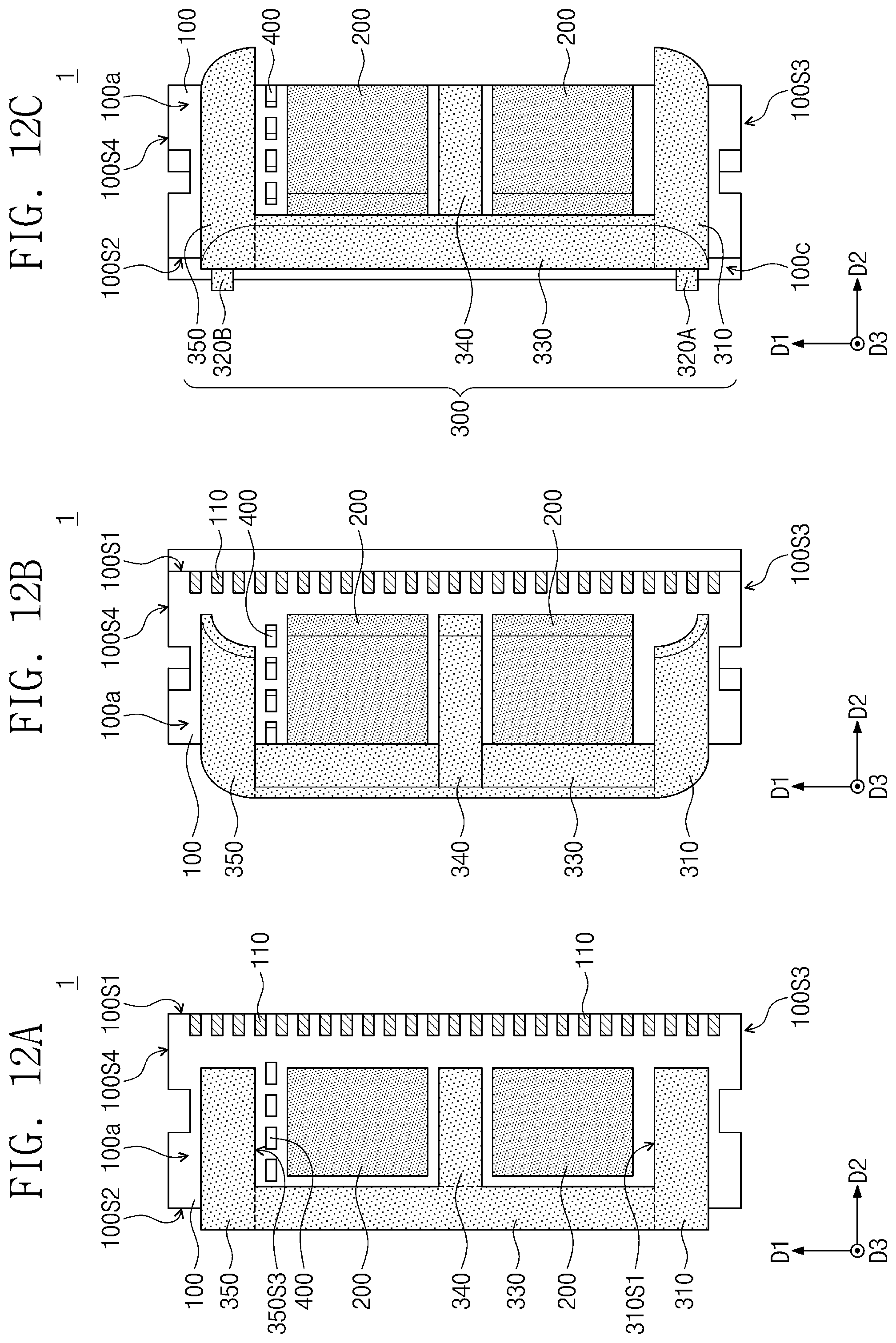 Patent US12568822 Figure 12 – Semiconductor module including a clip structure