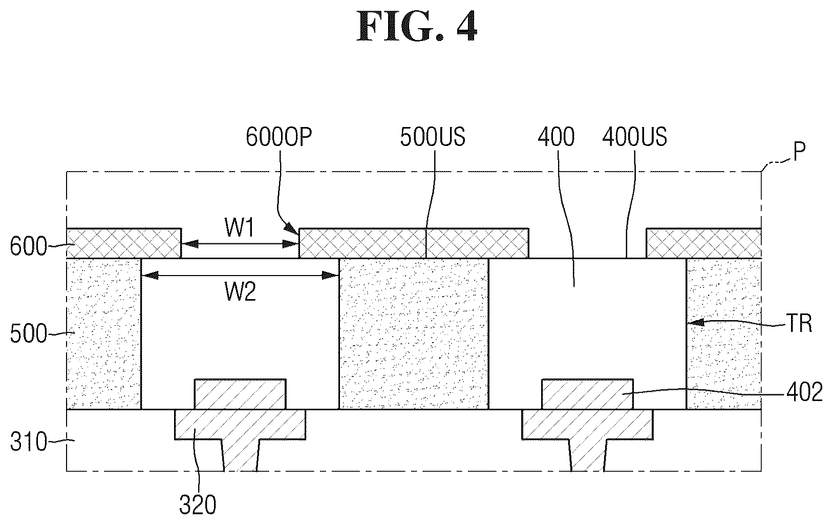 Patent US12568823 Figure 4 – Semiconductor package structure