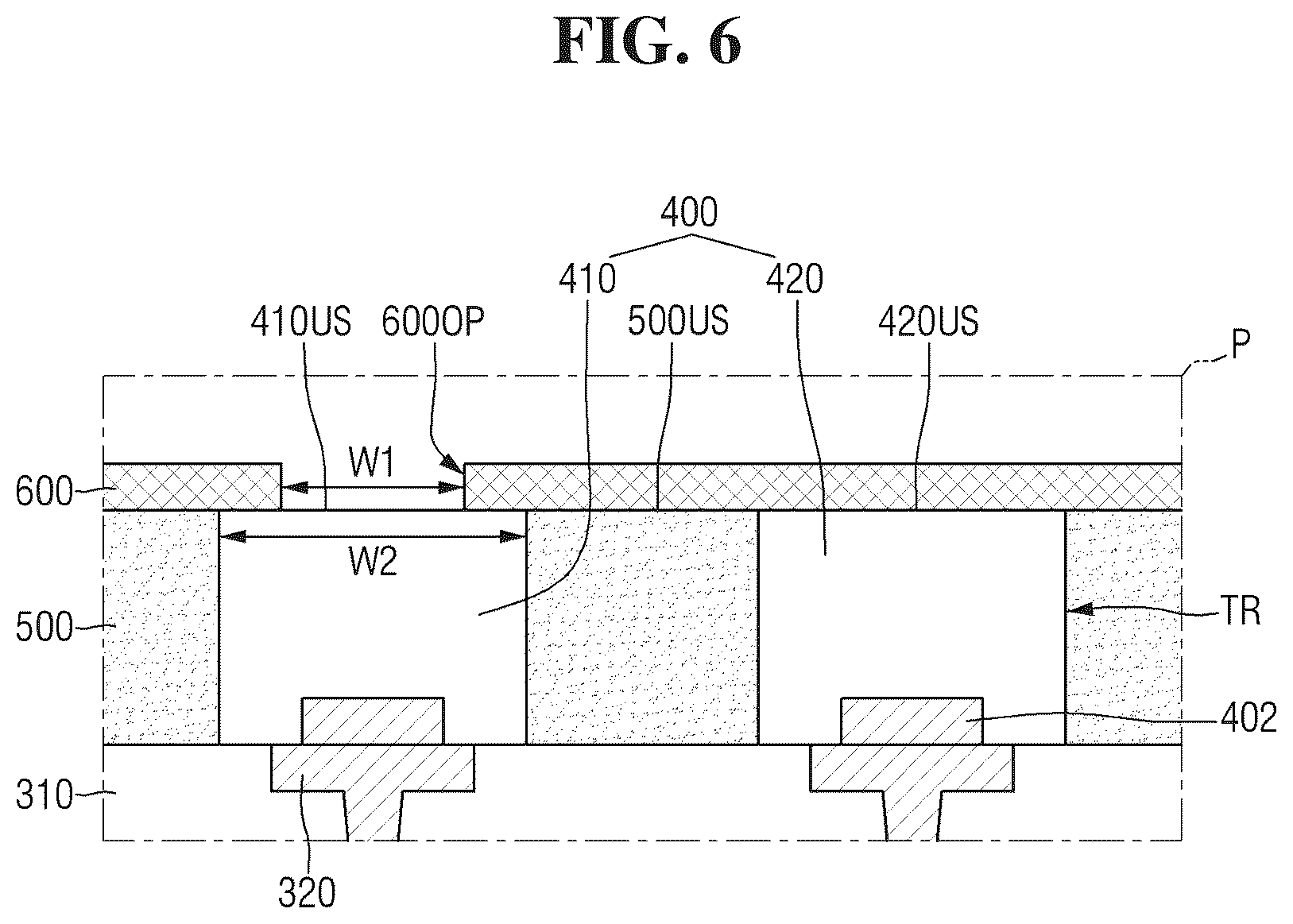 Patent US12568823 Figure 6 – Semiconductor package structure