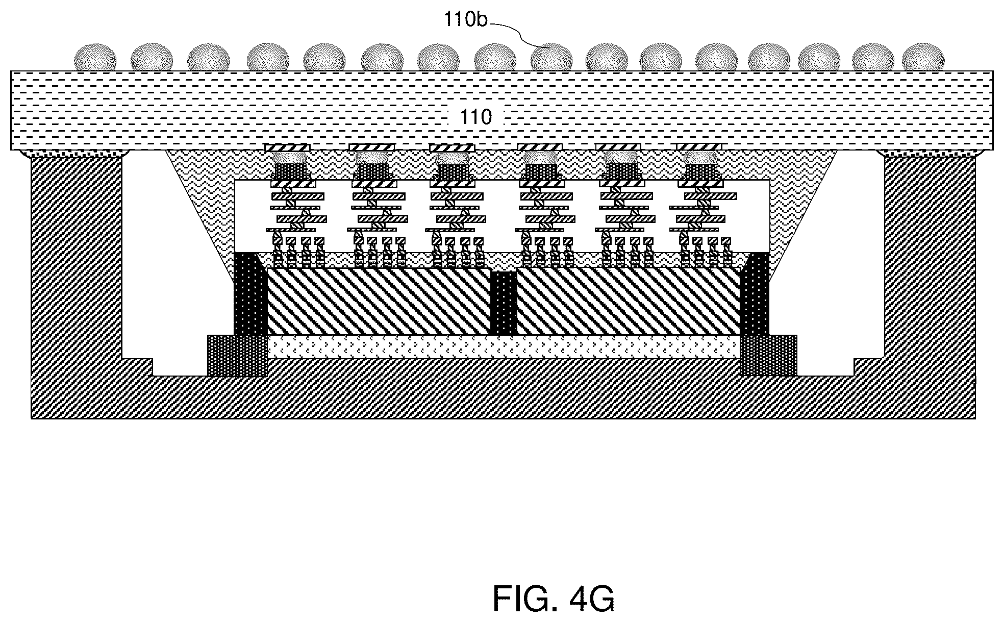 Patent US12568824 Figure 11 – Package assembly including liquid alloy thermal interface material (TIM) and seal ring around the liquid alloy TIM and methods of forming the same