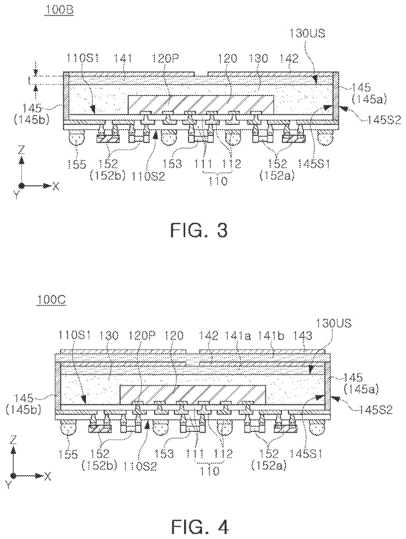 Patent US12568825 Figure 4 – Semiconductor package and method of manufacturing semiconductor package