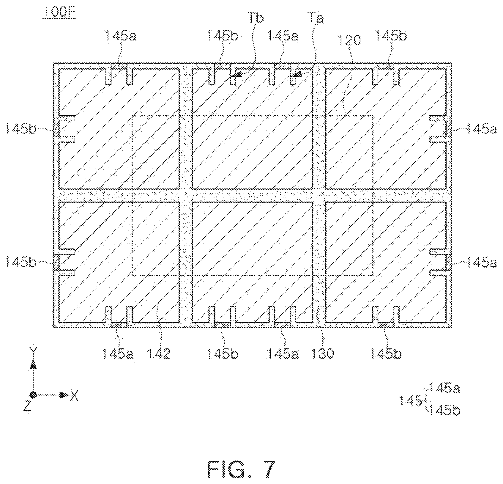 Patent US12568825 Figure 7 – Semiconductor package and method of manufacturing semiconductor package