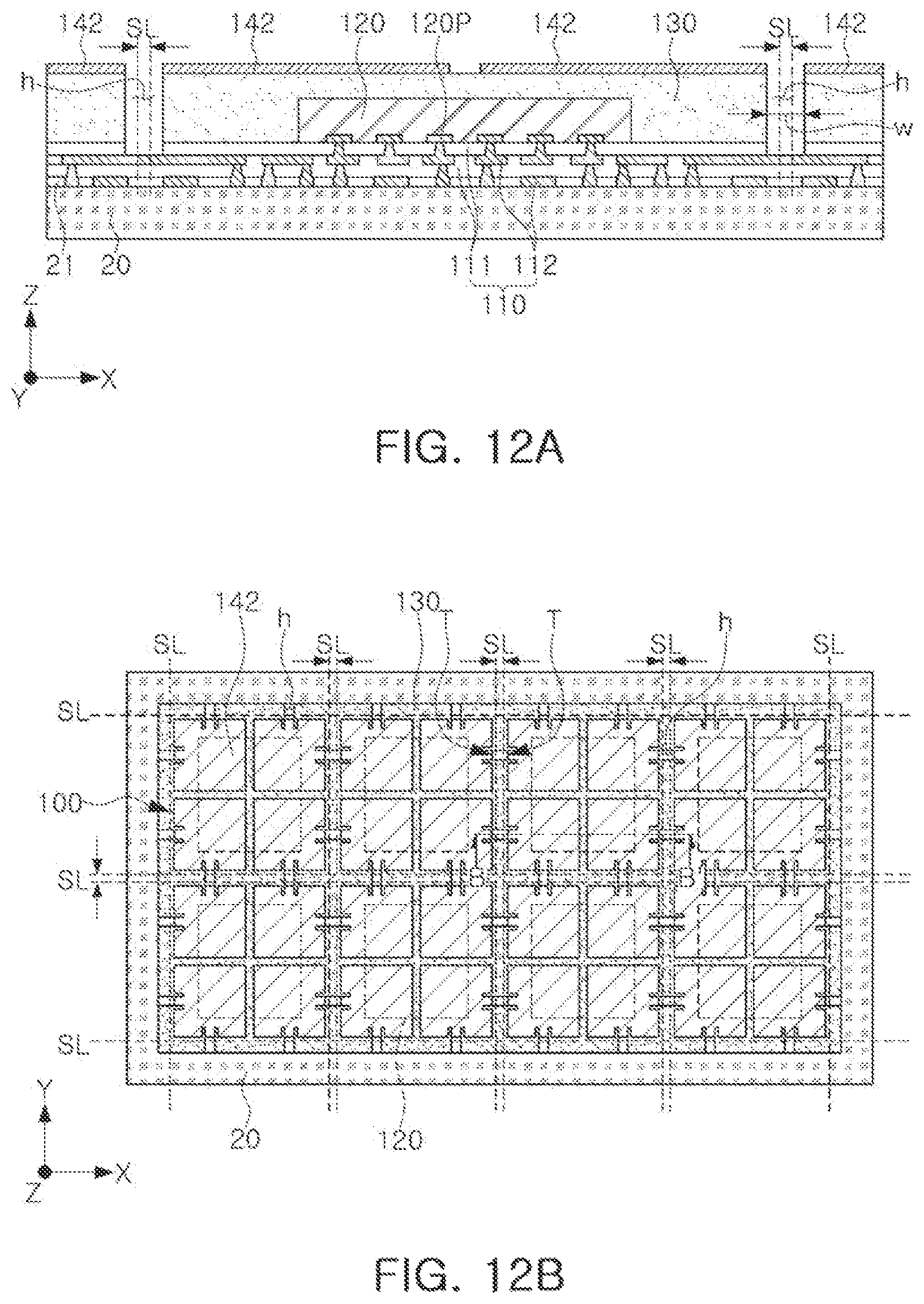 Patent US12568825 Figure 11 – Semiconductor package and method of manufacturing semiconductor package