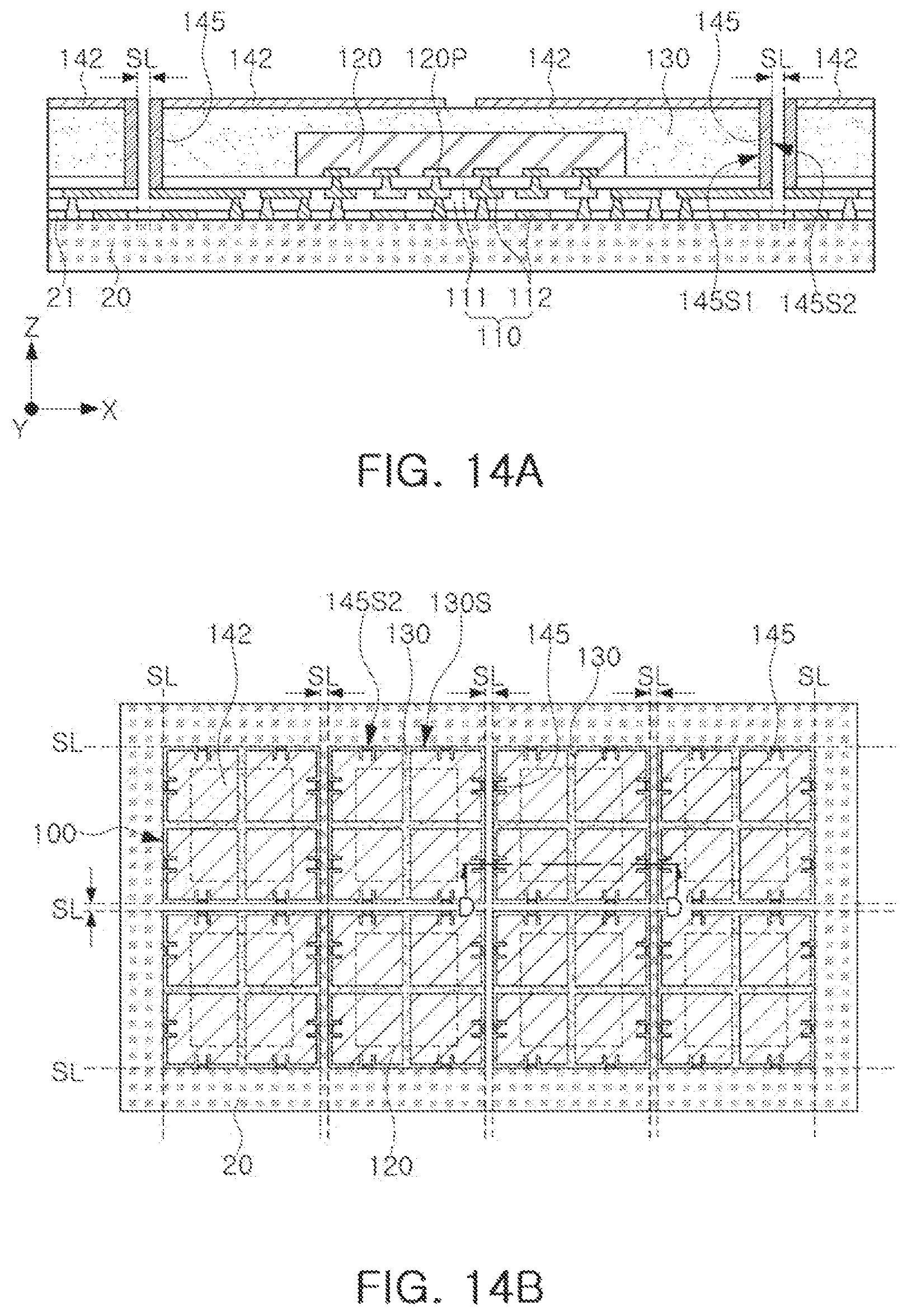 Patent US12568825 Figure 13 – Semiconductor package and method of manufacturing semiconductor package