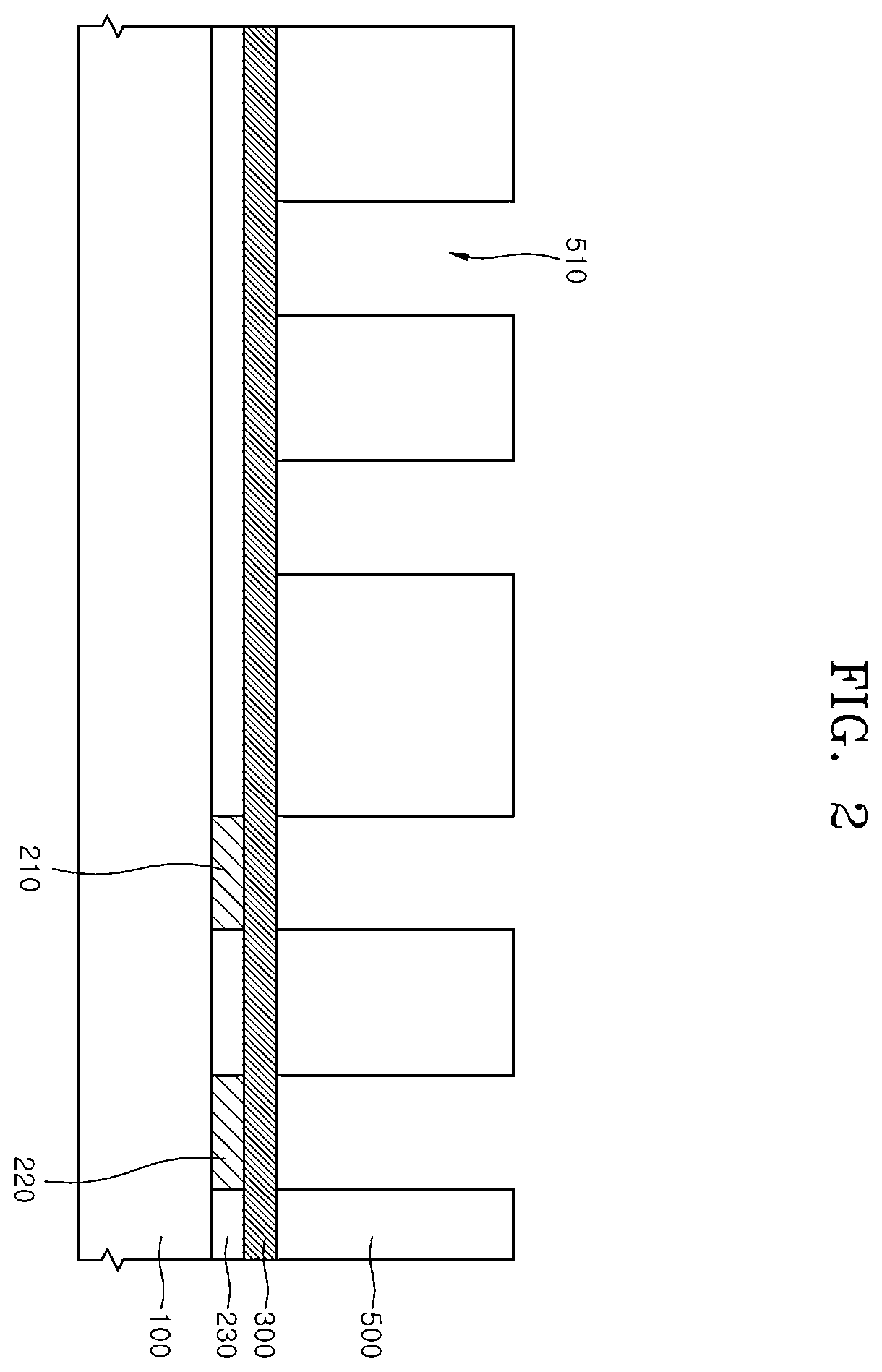Patent US12568829 Figure 2 – Packaging device including bumps and method of manufacturing the same