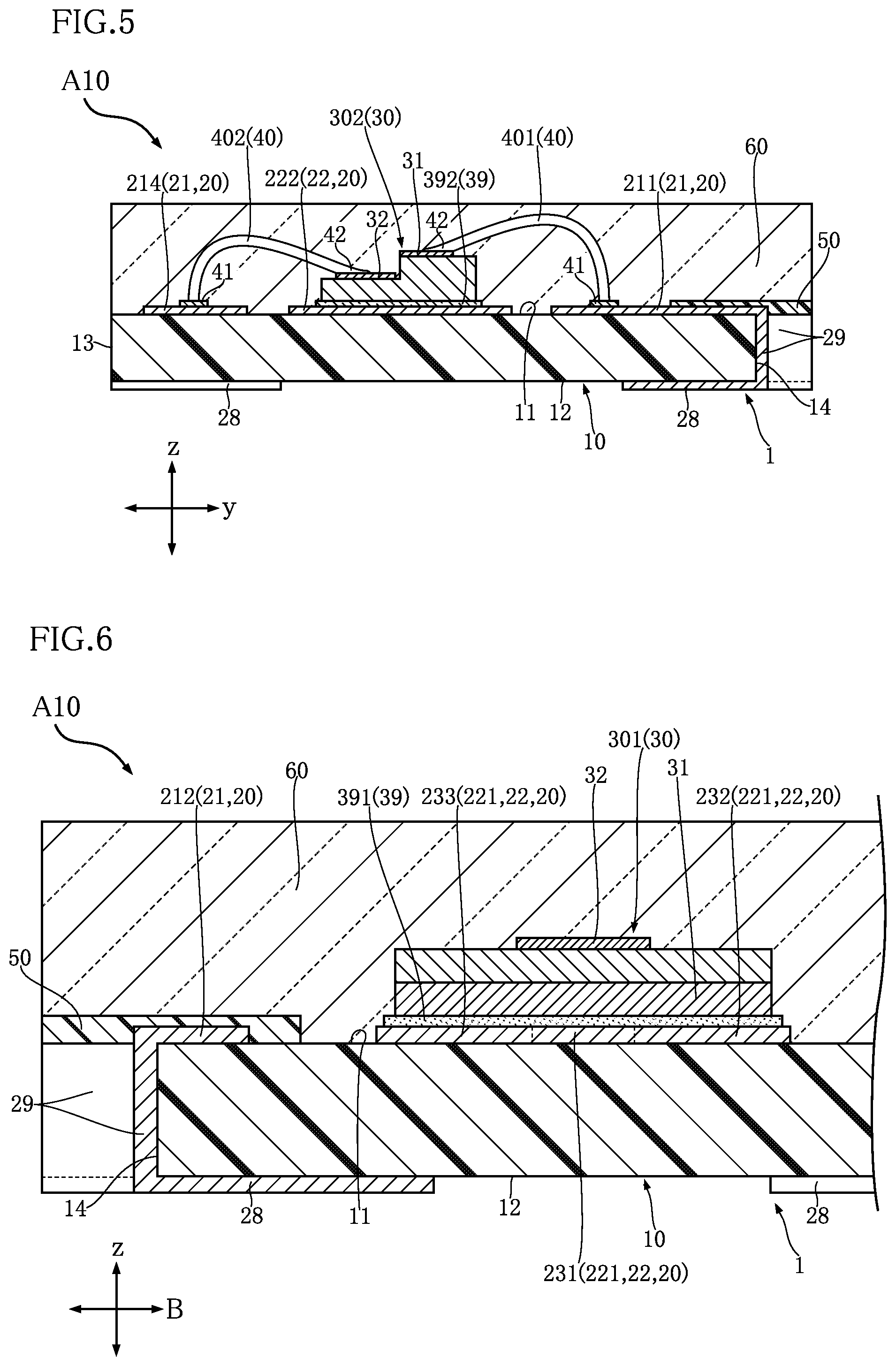 Patent US12568830 Figure 4 – Semiconductor device with x-shaped die pad to reduce thermal stress and ion migration from bonding layer