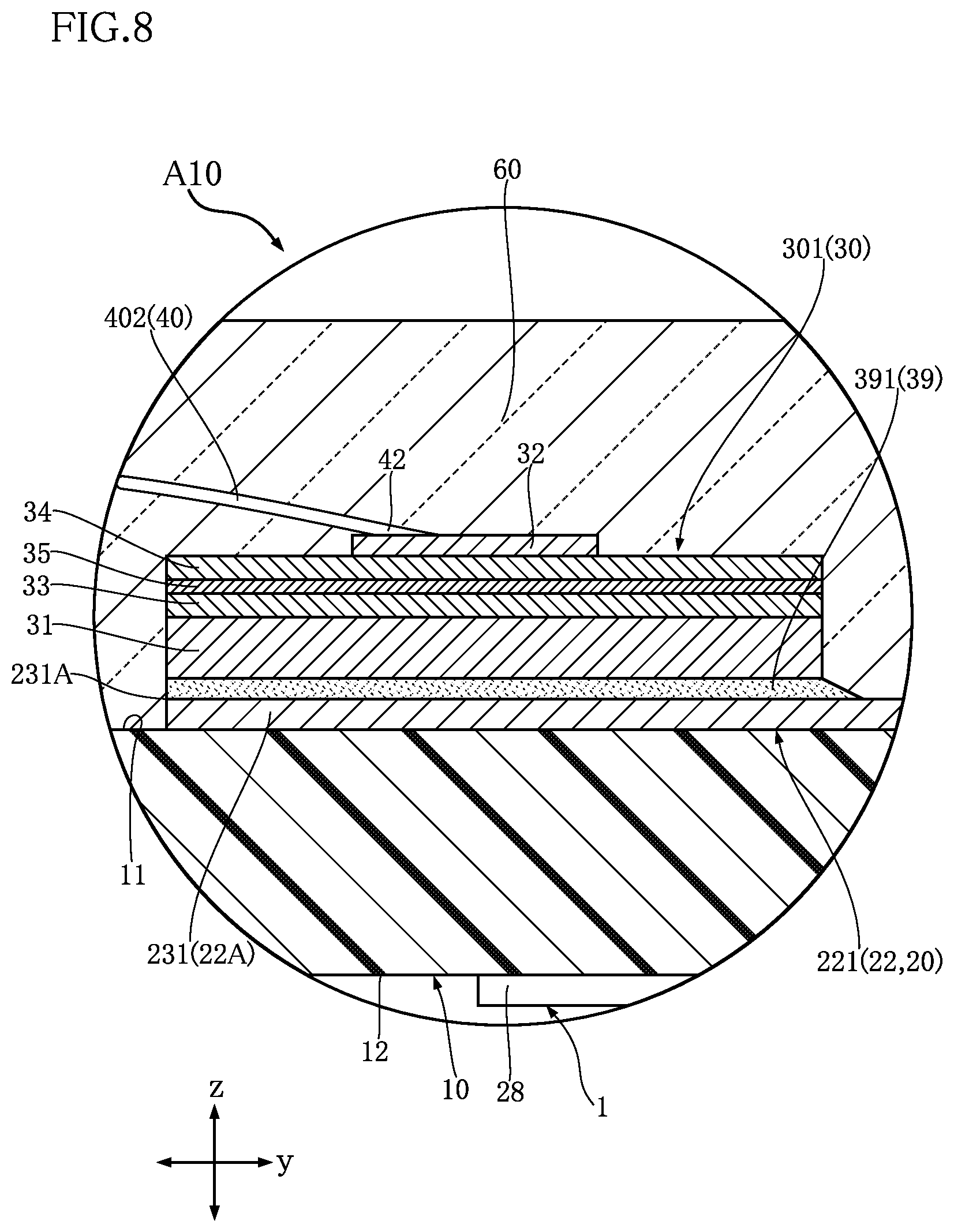 Patent US12568830 Figure 6 – Semiconductor device with x-shaped die pad to reduce thermal stress and ion migration from bonding layer