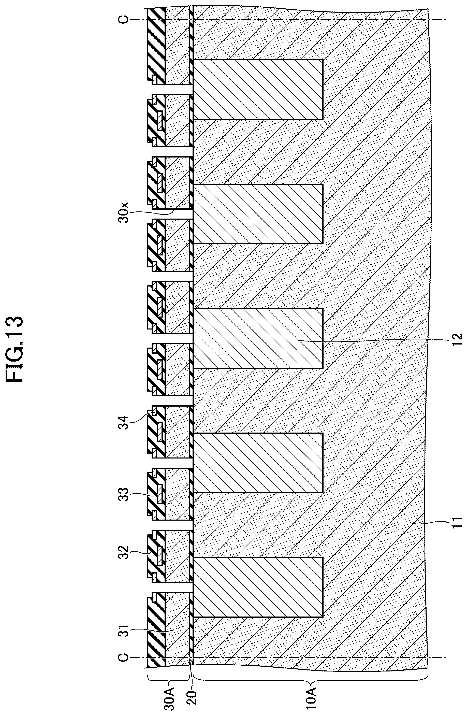 Patent US12568833 Figure 7 – Semiconductor device having wiring part without being exposed from substrate