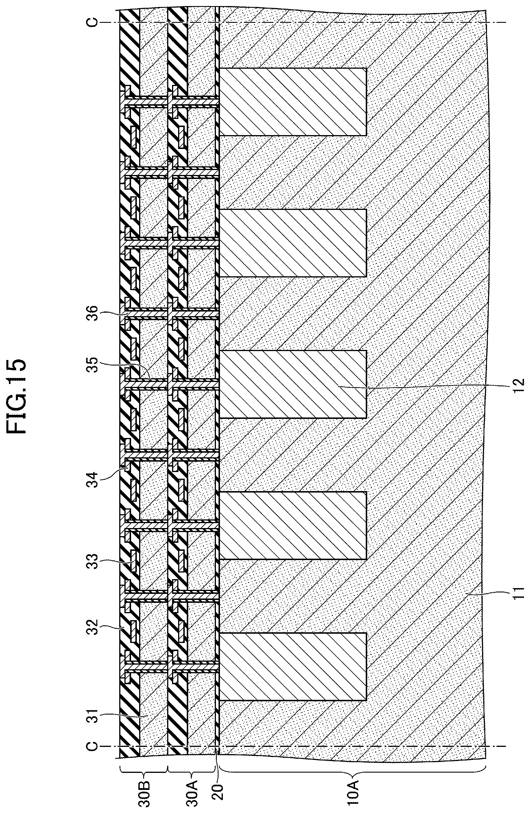 Patent US12568833 Figure 9 – Semiconductor device having wiring part without being exposed from substrate